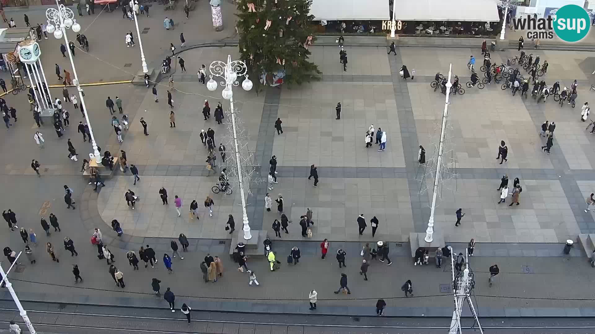 Webcam live Zagreb – Piazza Ban Jelačić