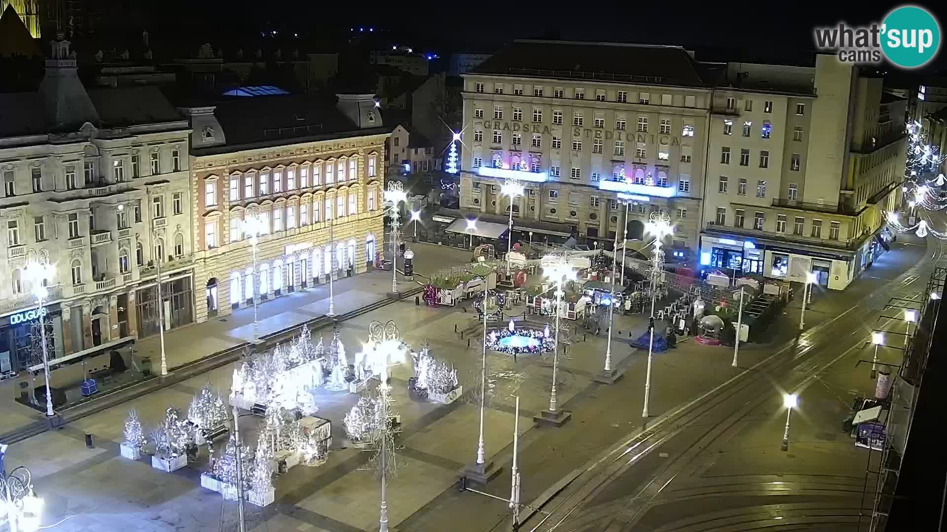 Zagreb – Bana Jelačića square panorama