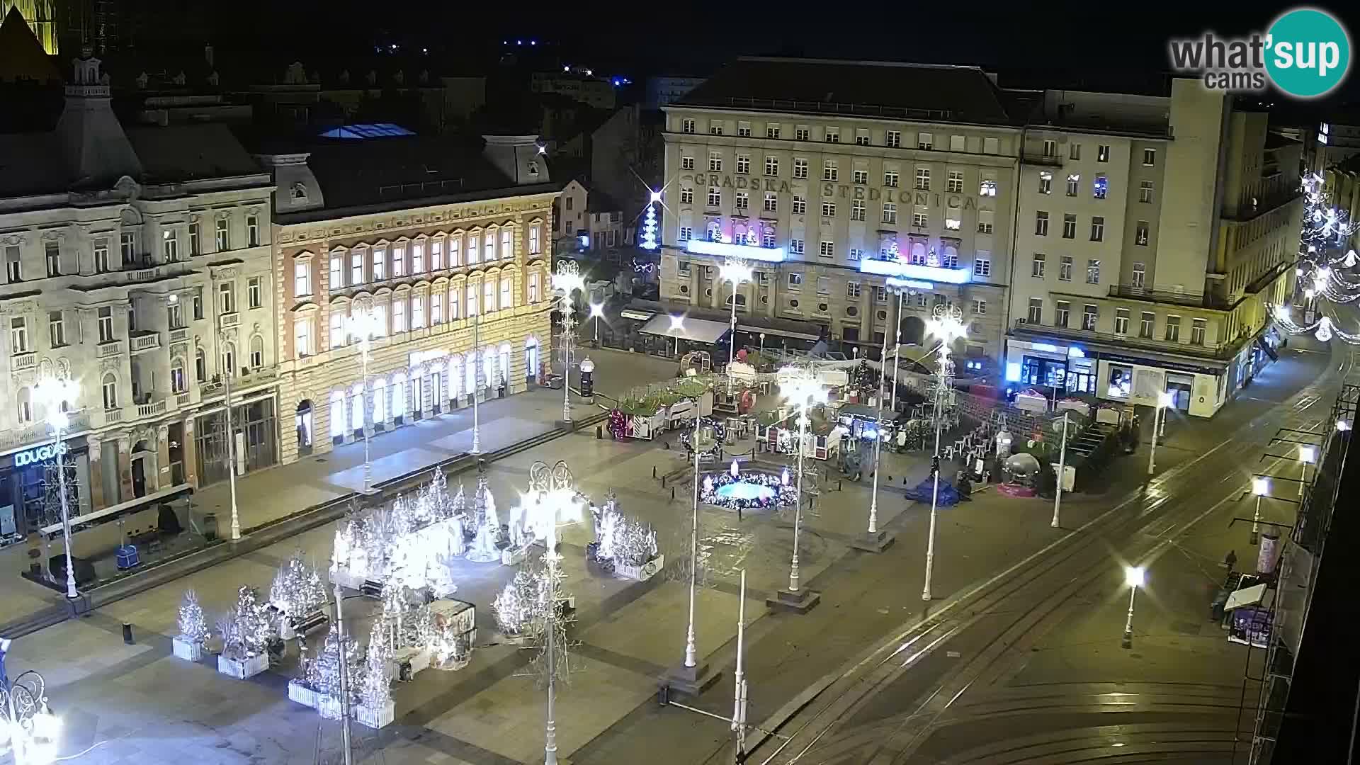 LIVE Webcam Zagreb Hotel Dubrovnik | Ban Jelačić square