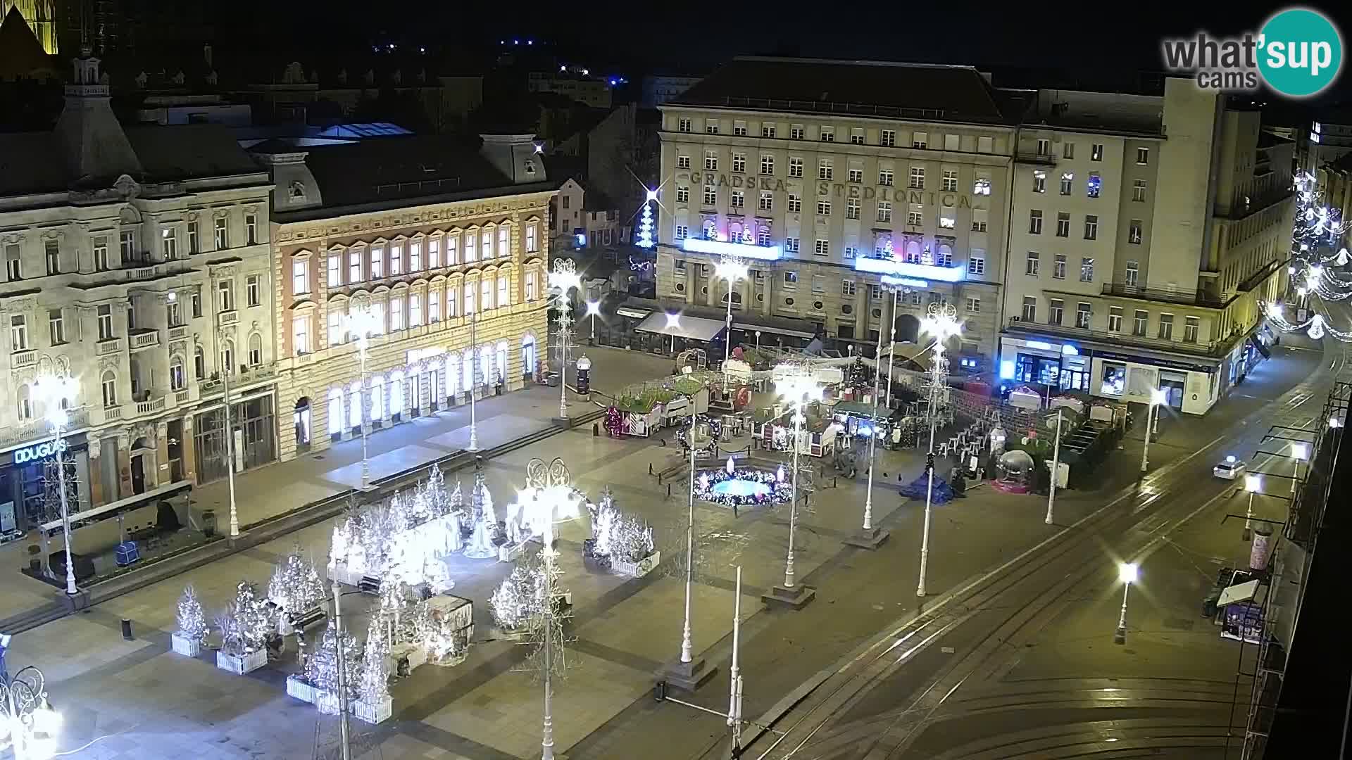 Zagreb – Bana Jelačića square panorama