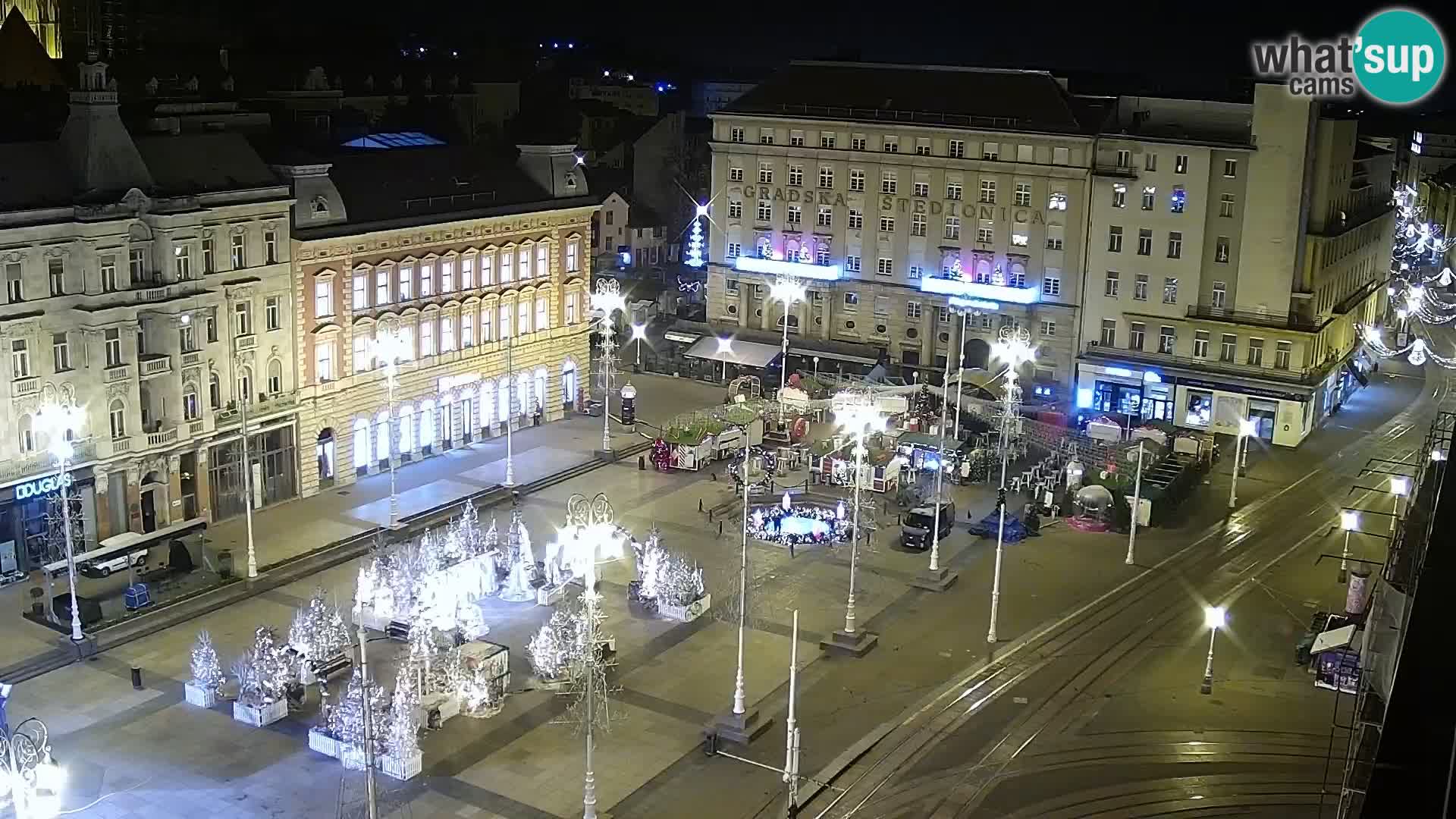 Zagreb – Bana Jelačića square panorama