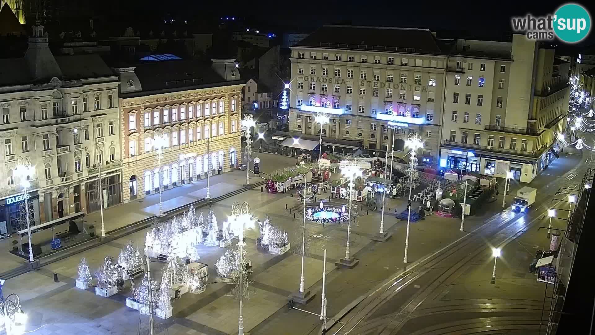 LIVE Webcam Zagreb Hotel Dubrovnik | Ban Jelačić square