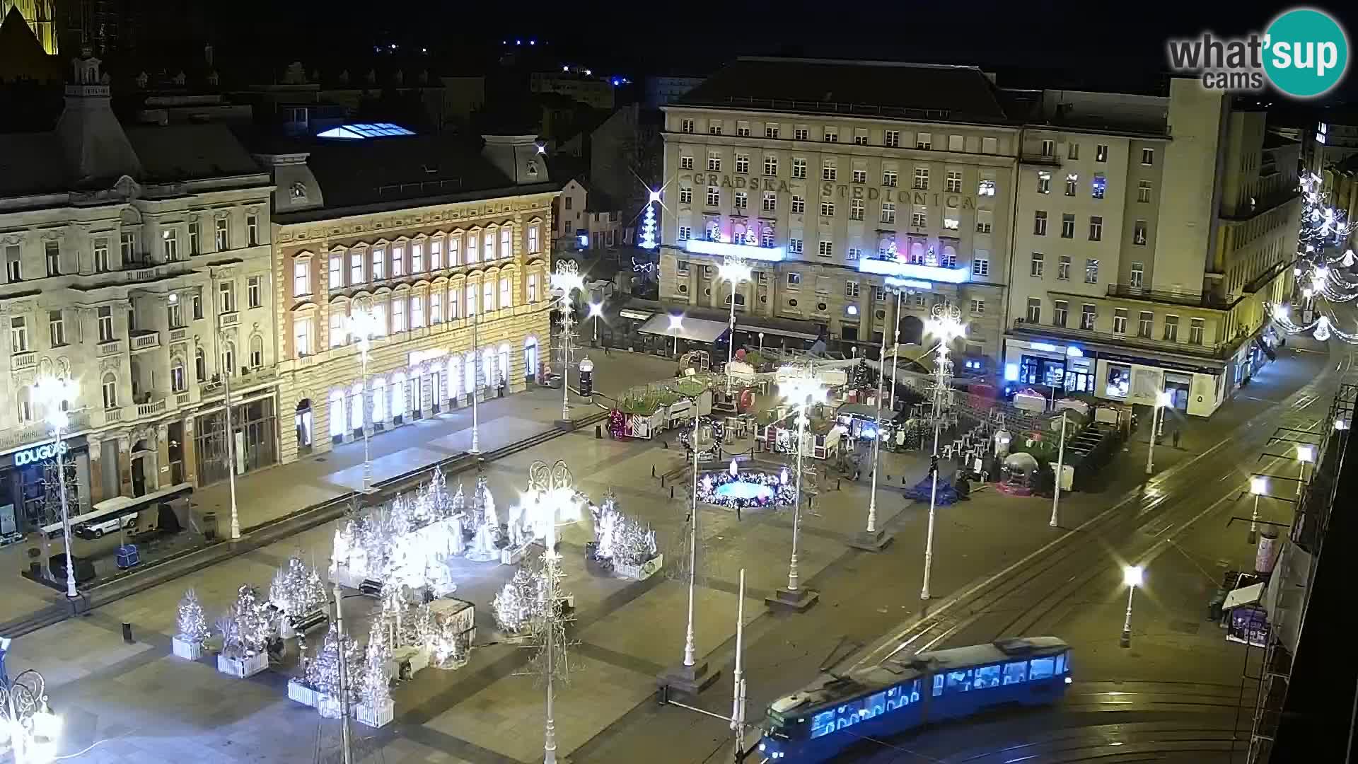 LIVE Webcam Zagreb Hotel Dubrovnik | Ban Jelačić square