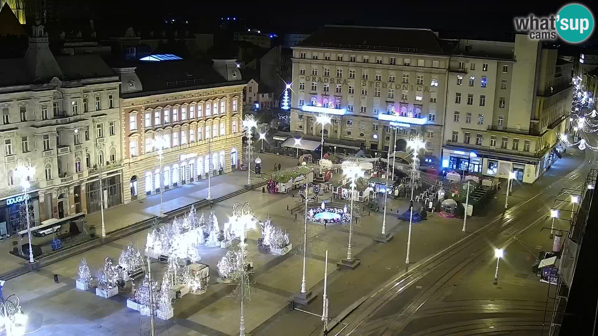 Webcam live Zagreb – Piazza Ban Jelačić