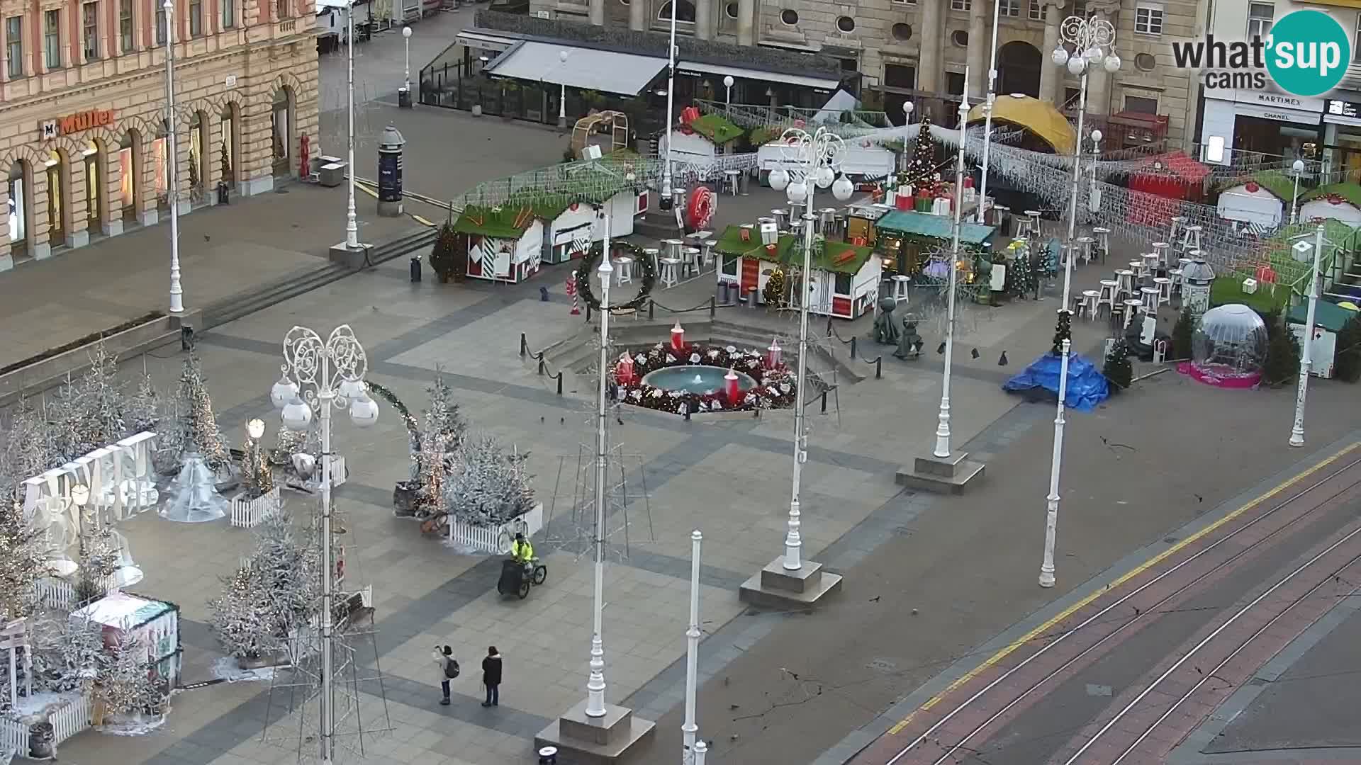 Ban Jelačić Platz  Live webcam Zagreb – Hotel Dubrovnik