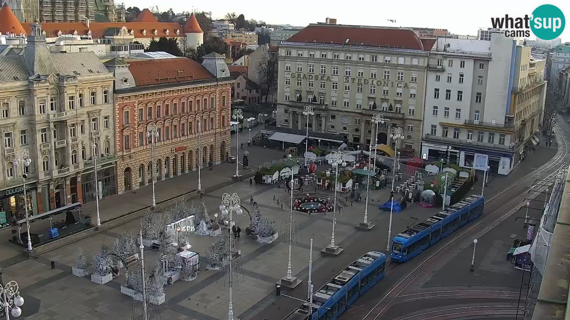 LIVE Webcam Zagreb Hotel Dubrovnik | Ban Jelačić square