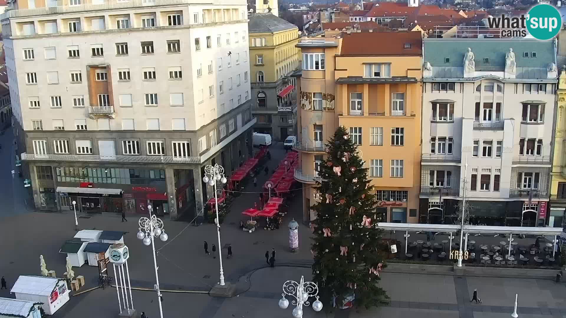 Piazza Ban Jelačić livecam Zagreb – Hotel Dubrovnik