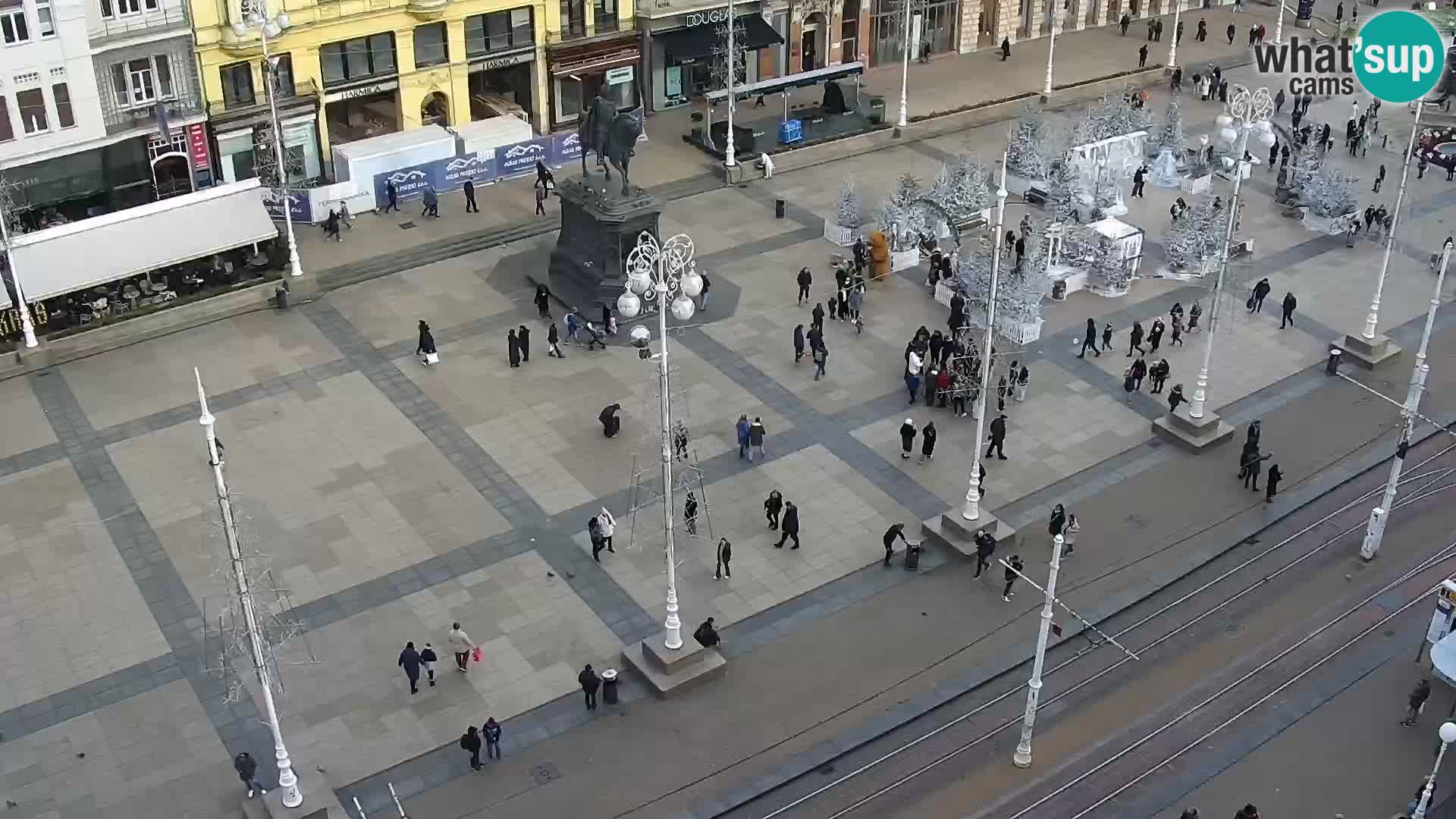 Webcam live Zagreb – Piazza Ban Jelačić