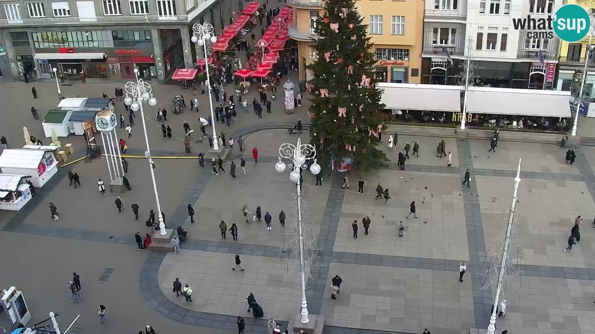 Ban Jelačić Platz  Live webcam Zagreb – Hotel Dubrovnik