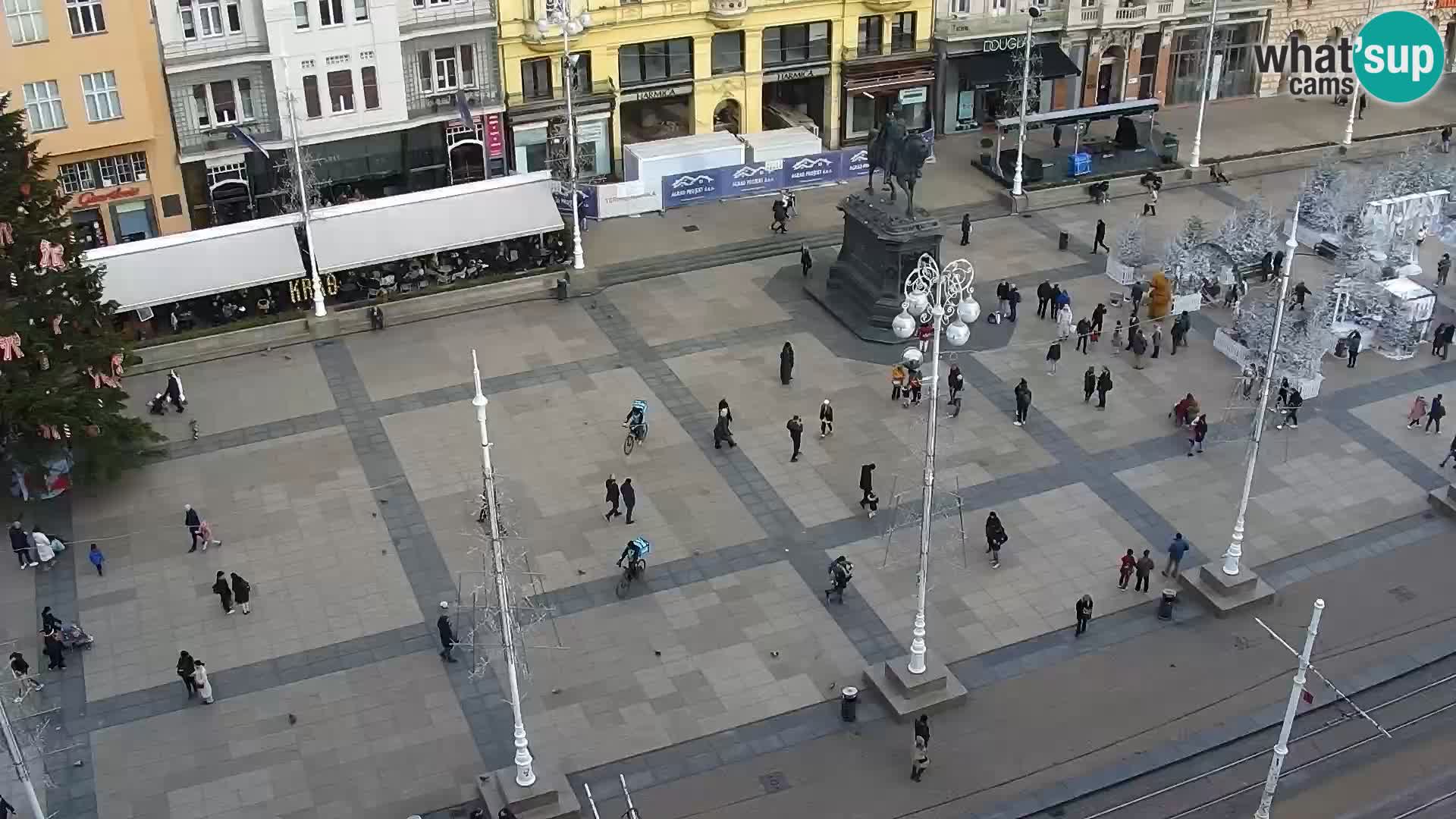 Ban Jelačić Platz  Live webcam Zagreb – Hotel Dubrovnik