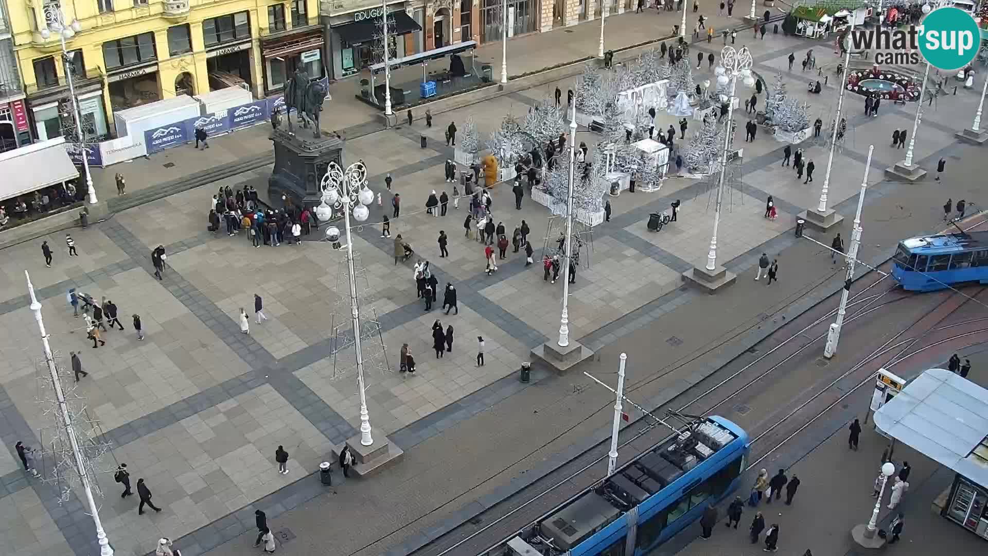 LIVE Webcam Zagreb Hotel Dubrovnik | Ban Jelačić square