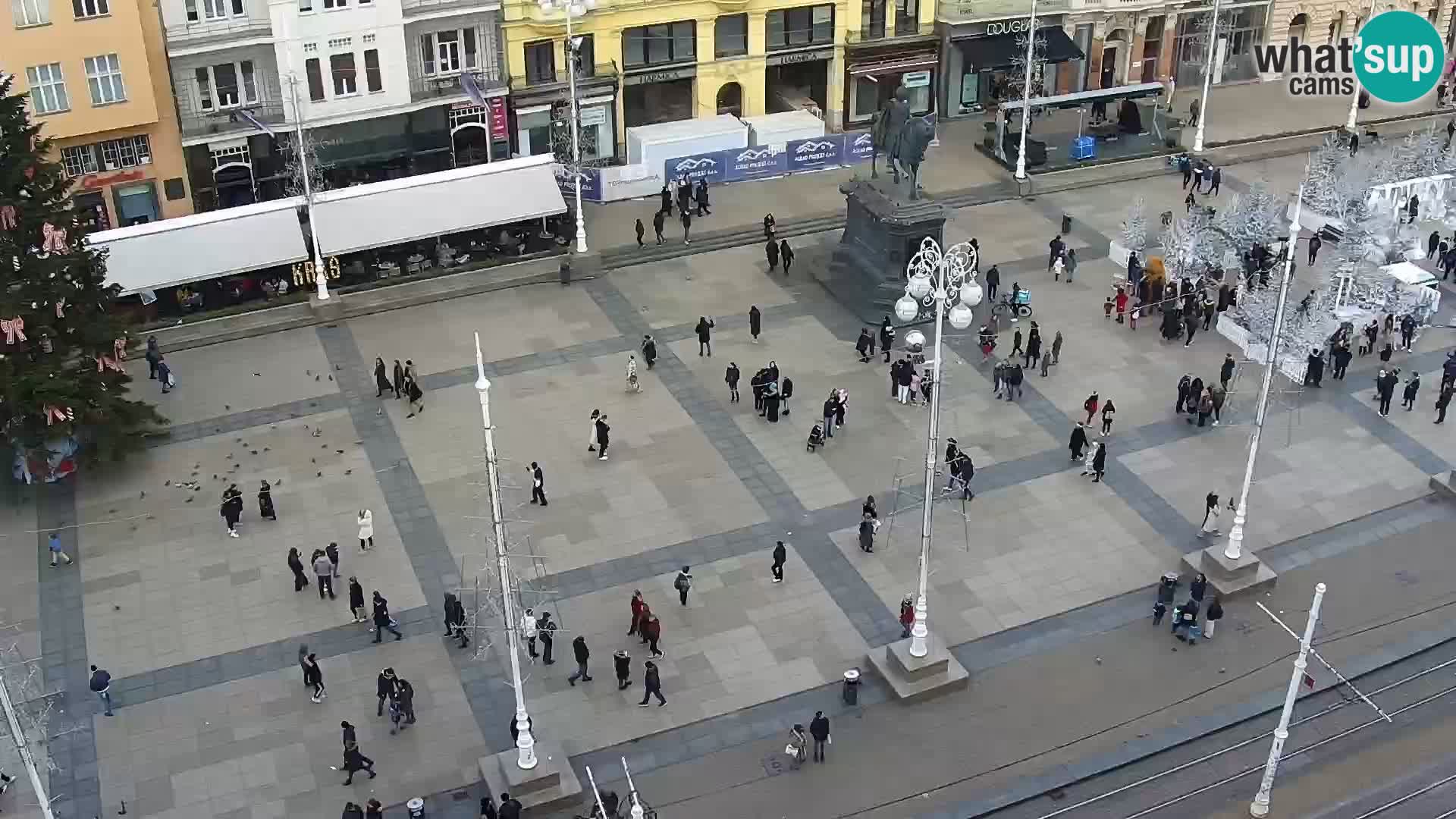 Ban Jelačić live cam Zagreb – Hotel Dubrovnik