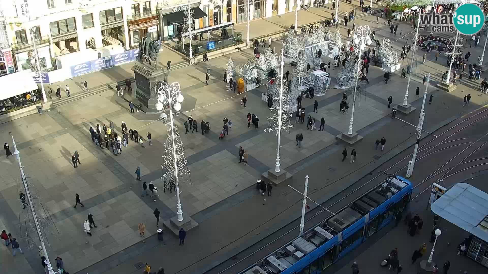 Webcam live Zagreb – Ban Jelačić Platz