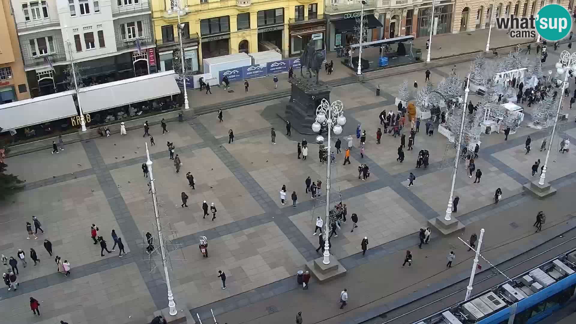 Zagreb – Bana Jelačića square panorama