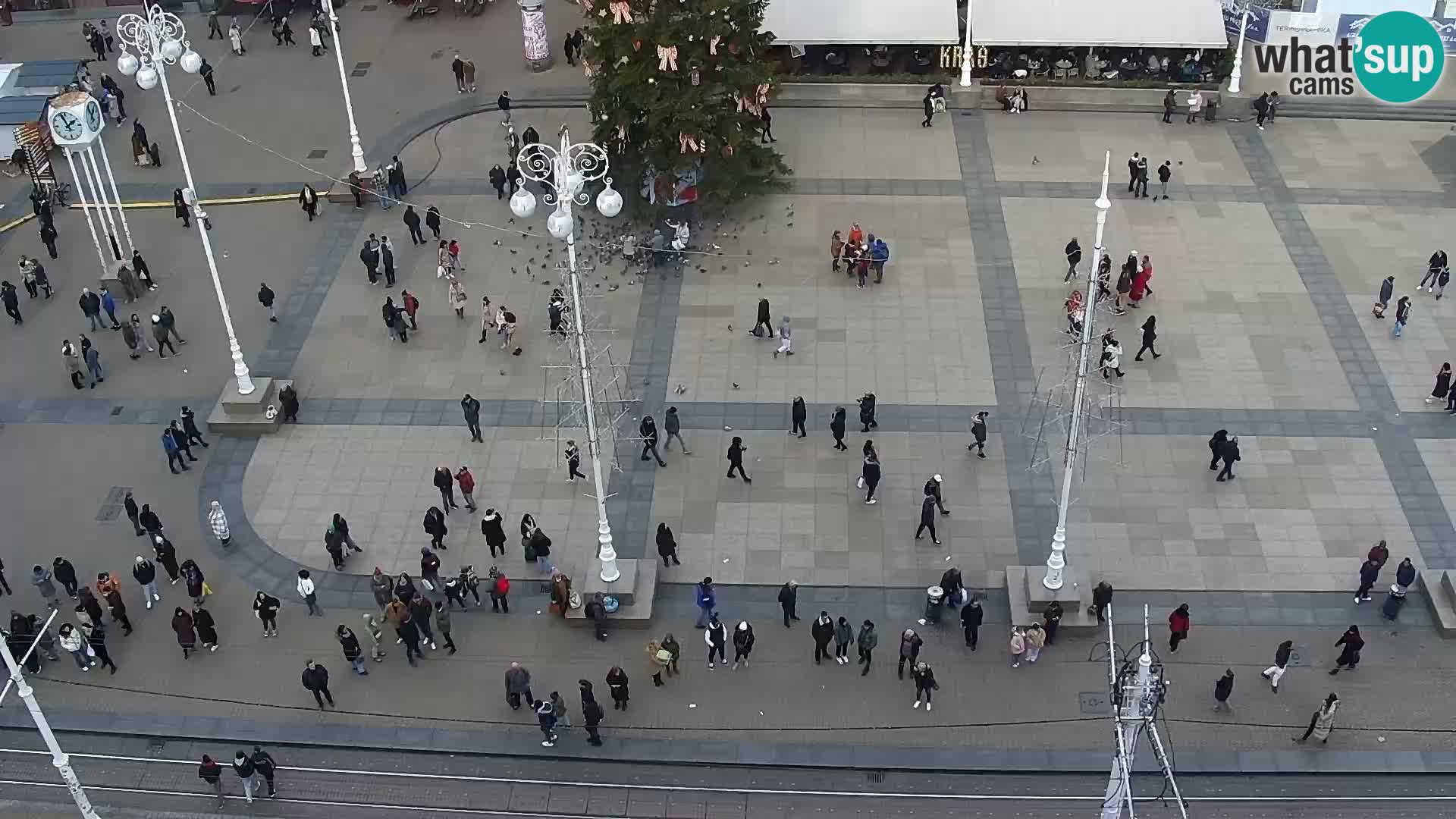 LIVE Webcam Zagreb Hotel Dubrovnik | Ban Jelačić square