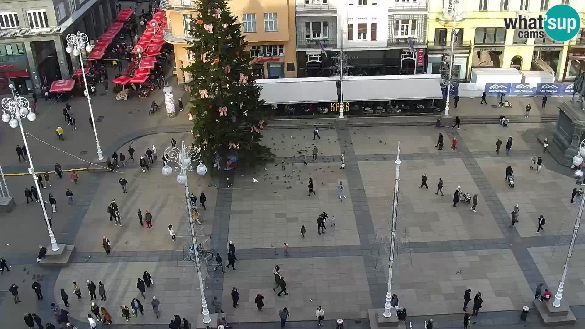 Kamera v živo Zagreb – Trg Bana Jelačića