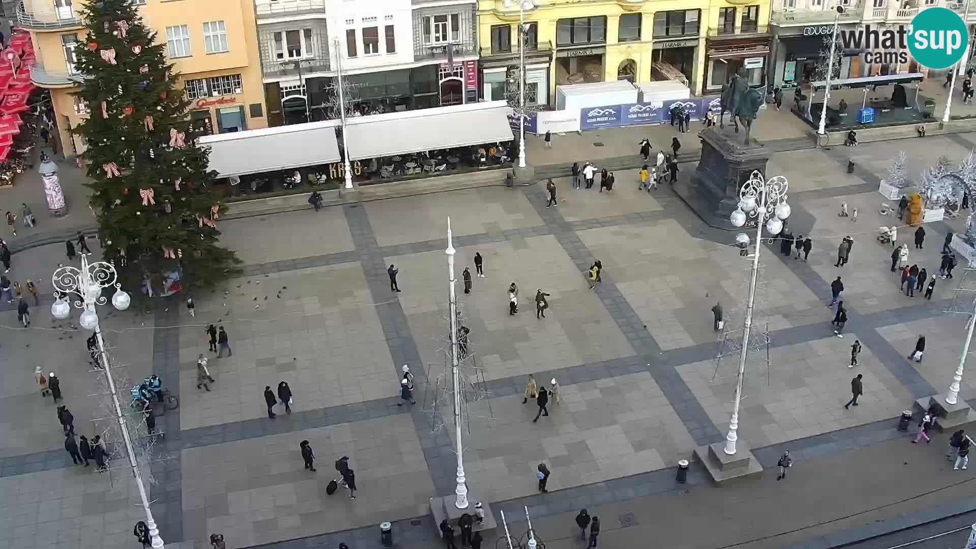 Webcam live Zagreb – Piazza Ban Jelačić