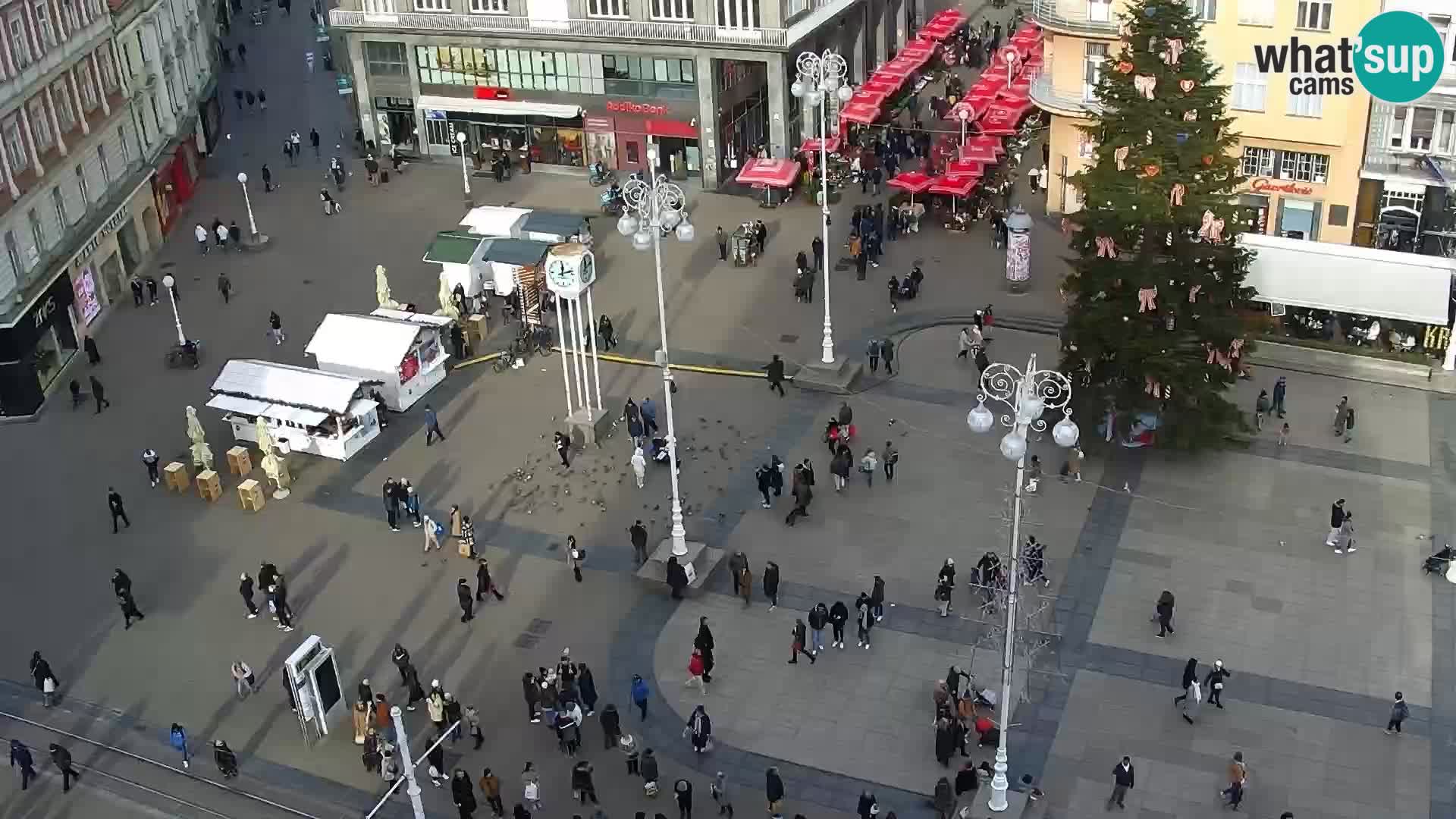 LIVE Webcam Zagreb Hotel Dubrovnik | Ban Jelačić square