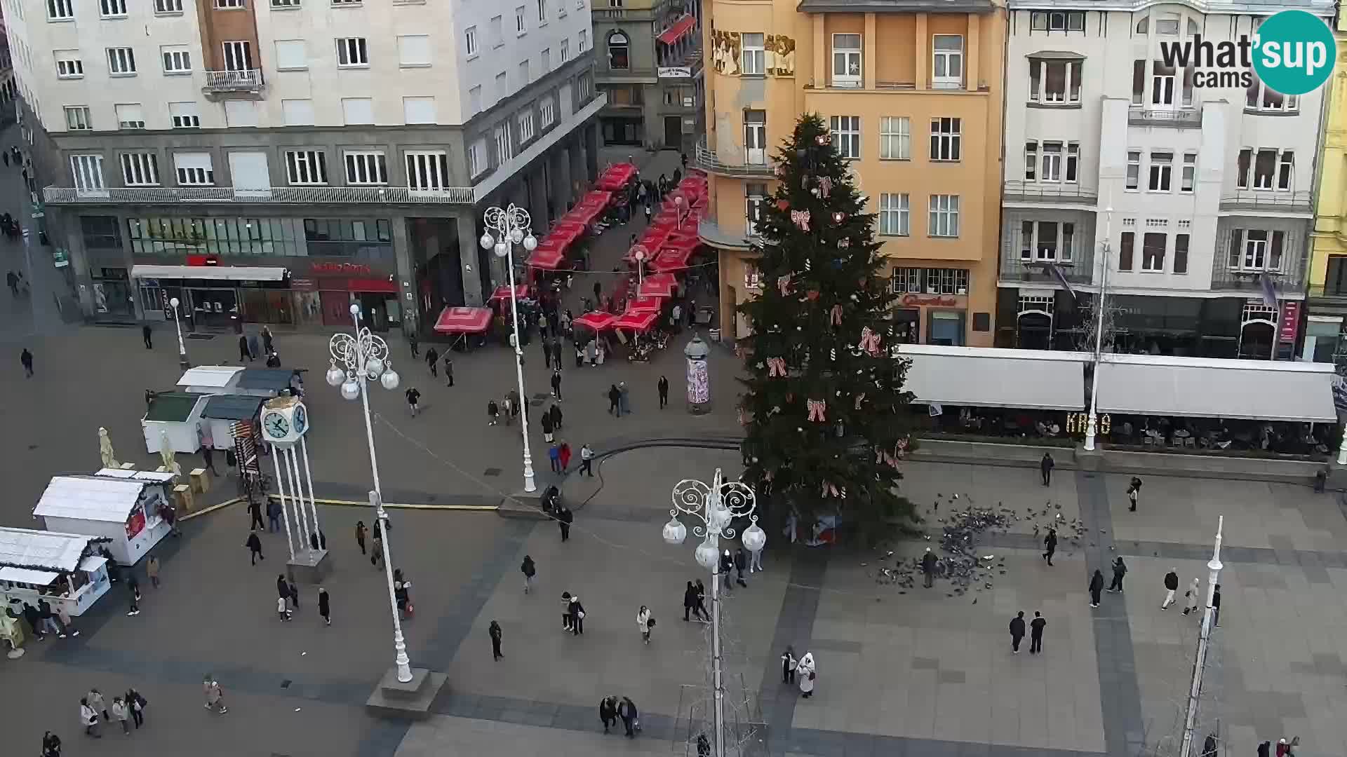 Webcam live Zagreb – Piazza Ban Jelačić