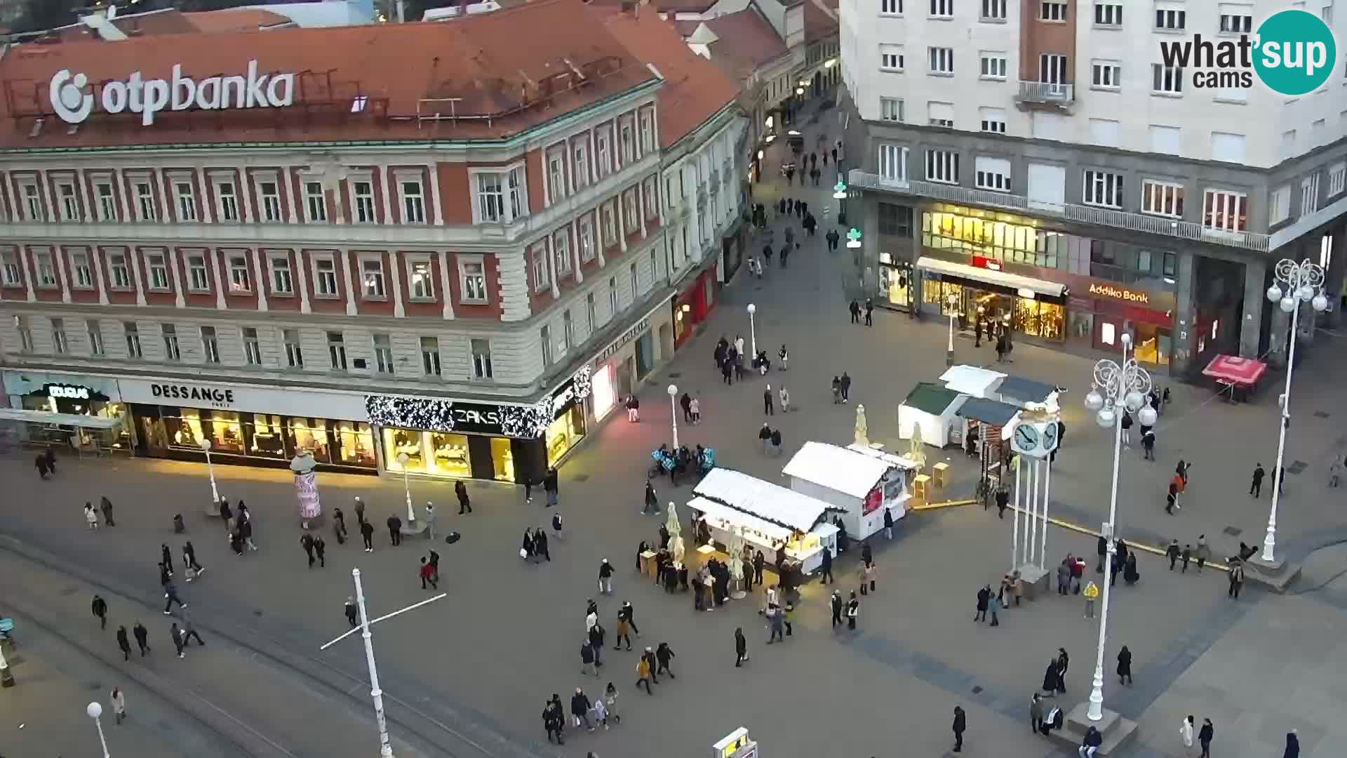 Piazza Ban Jelačić livecam Zagreb – Hotel Dubrovnik