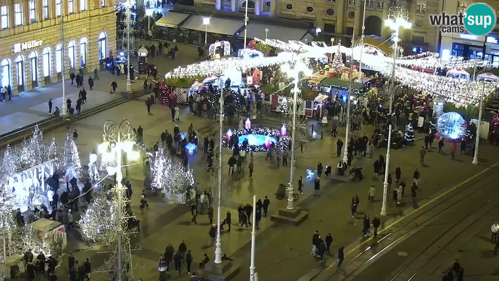 Webcam live Zagreb – Ban Jelačić Platz