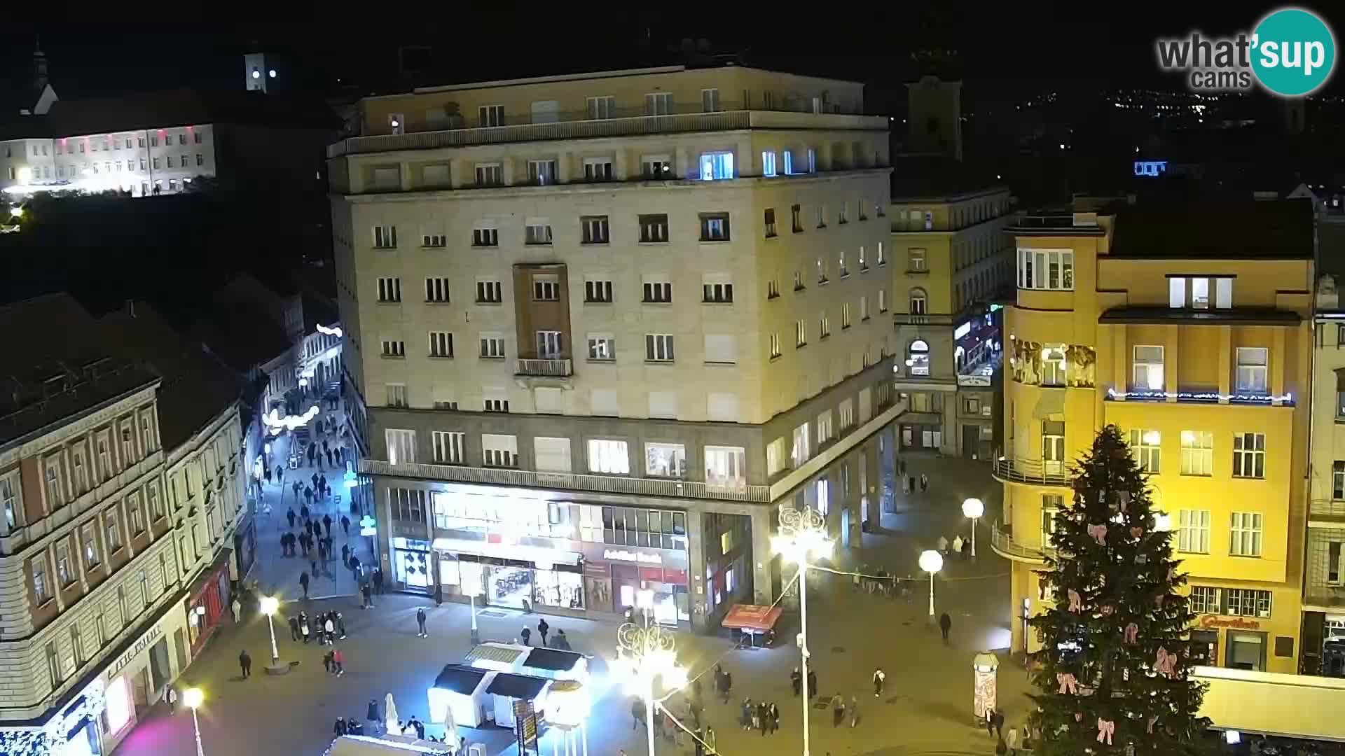 Ban Jelačić Platz  Live webcam Zagreb – Hotel Dubrovnik