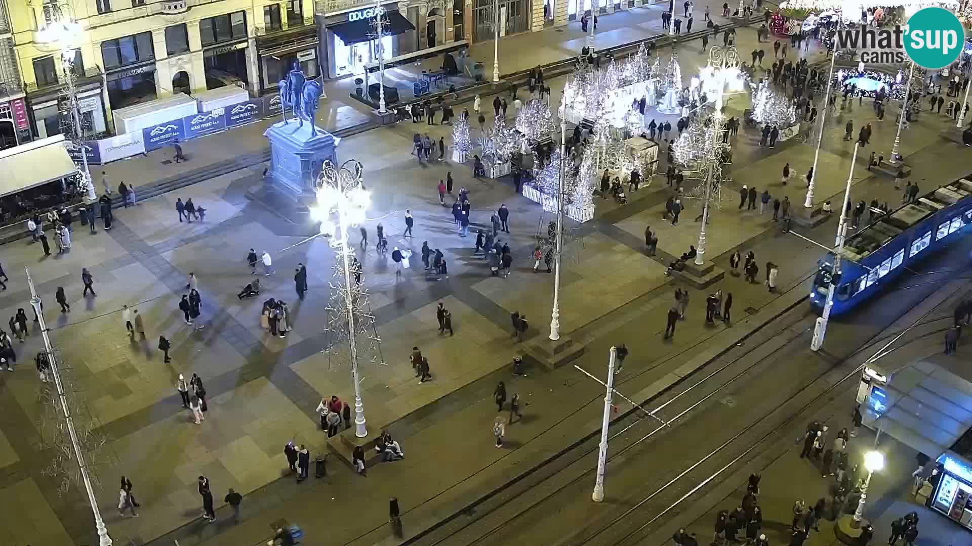 Plaza Ban Jelačić camera en vivo Zagreb – Hotel Dubrovnik