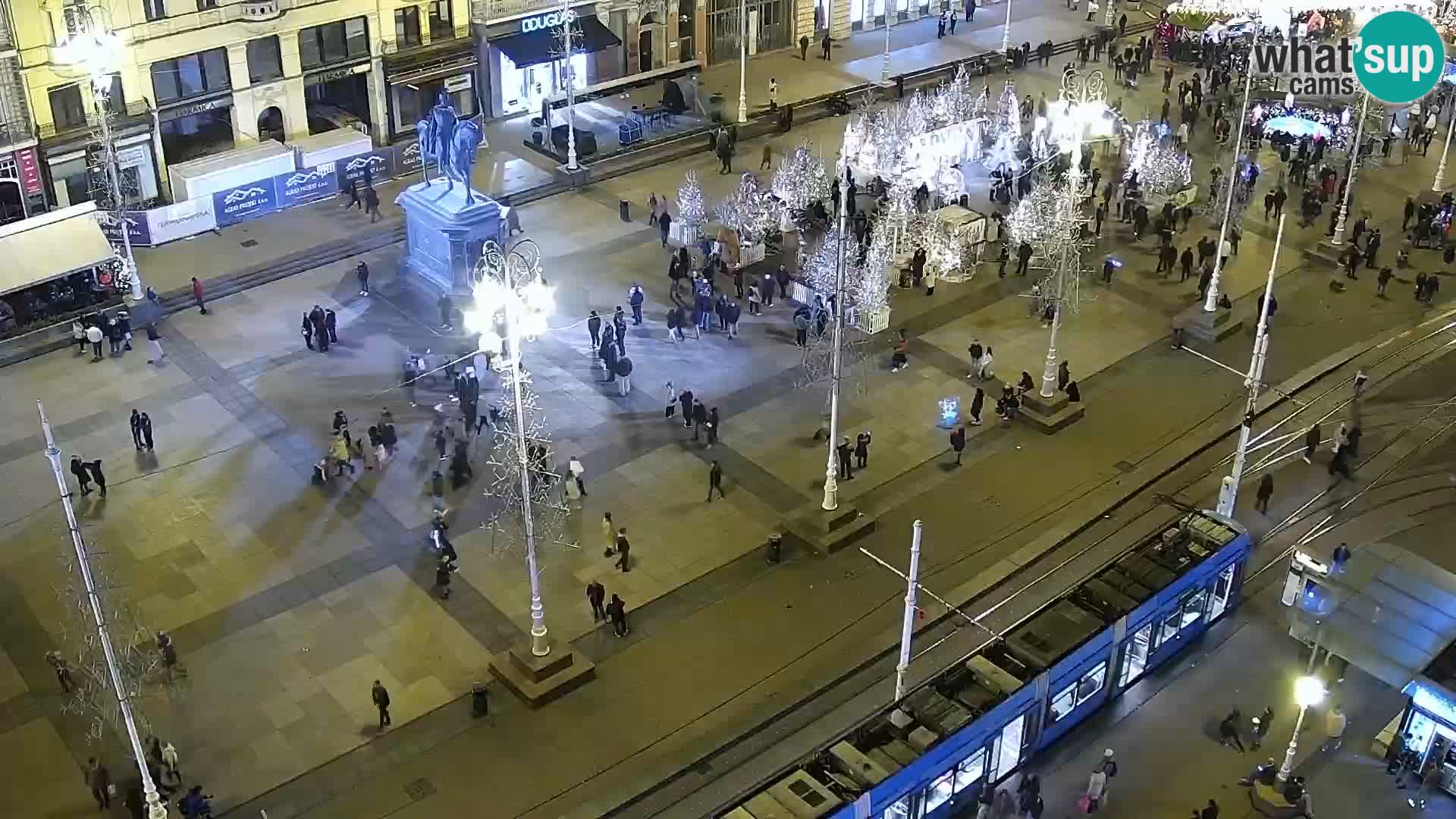 Piazza Ban Jelačić livecam Zagreb – Hotel Dubrovnik