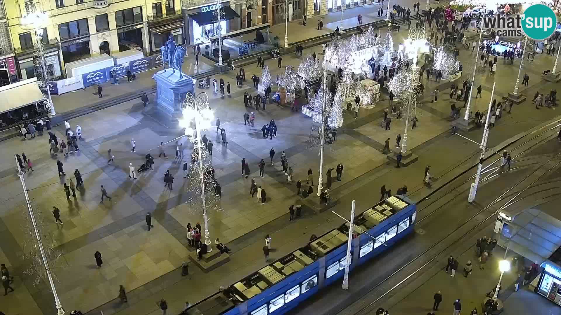 Ban Jelačić Platz  Live webcam Zagreb – Hotel Dubrovnik