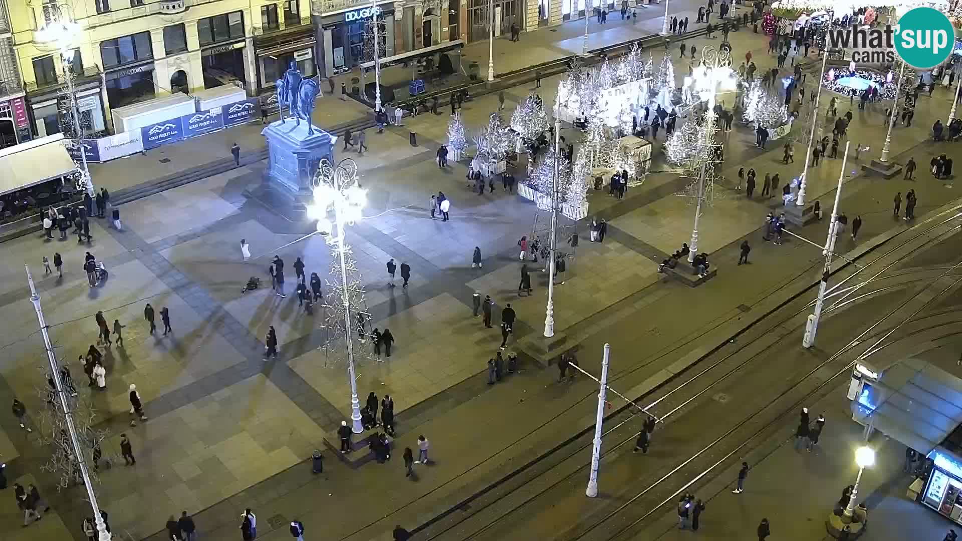 LIVE Webcam Zagreb Hotel Dubrovnik | Ban Jelačić square