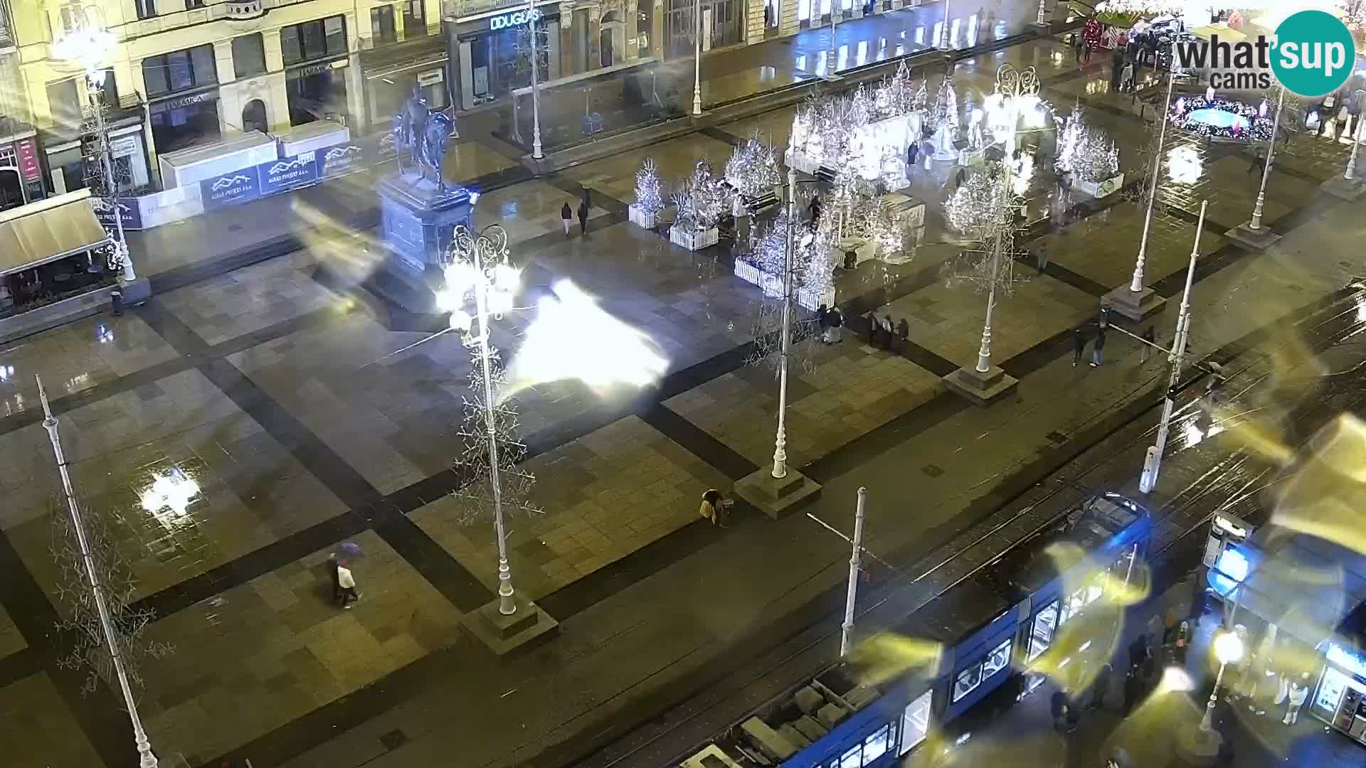 Plaza Ban Jelačić camera en vivo Zagreb – Hotel Dubrovnik