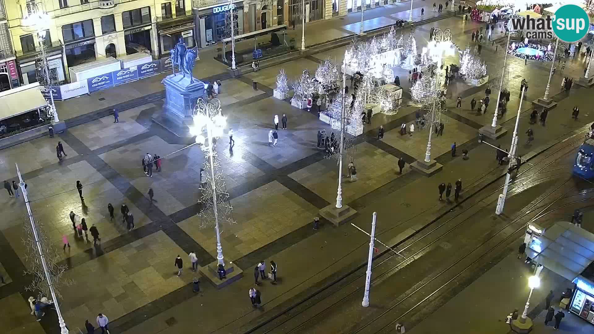 LIVE Webcam Zagreb Hotel Dubrovnik | Ban Jelačić square