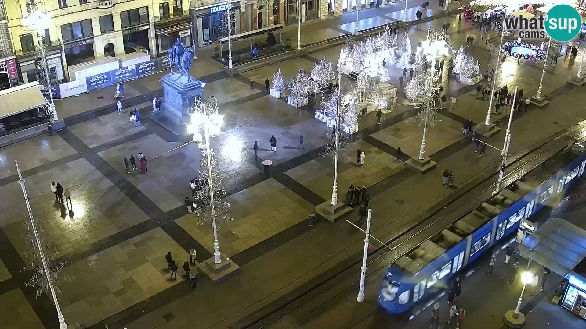 Plaza Ban Jelačić camera en vivo Zagreb – Hotel Dubrovnik