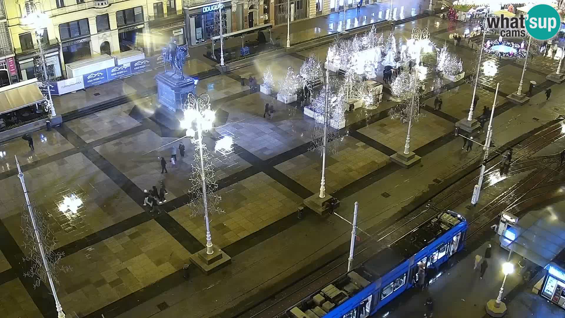 LIVE Webcam Zagreb Hotel Dubrovnik | Ban Jelačić square