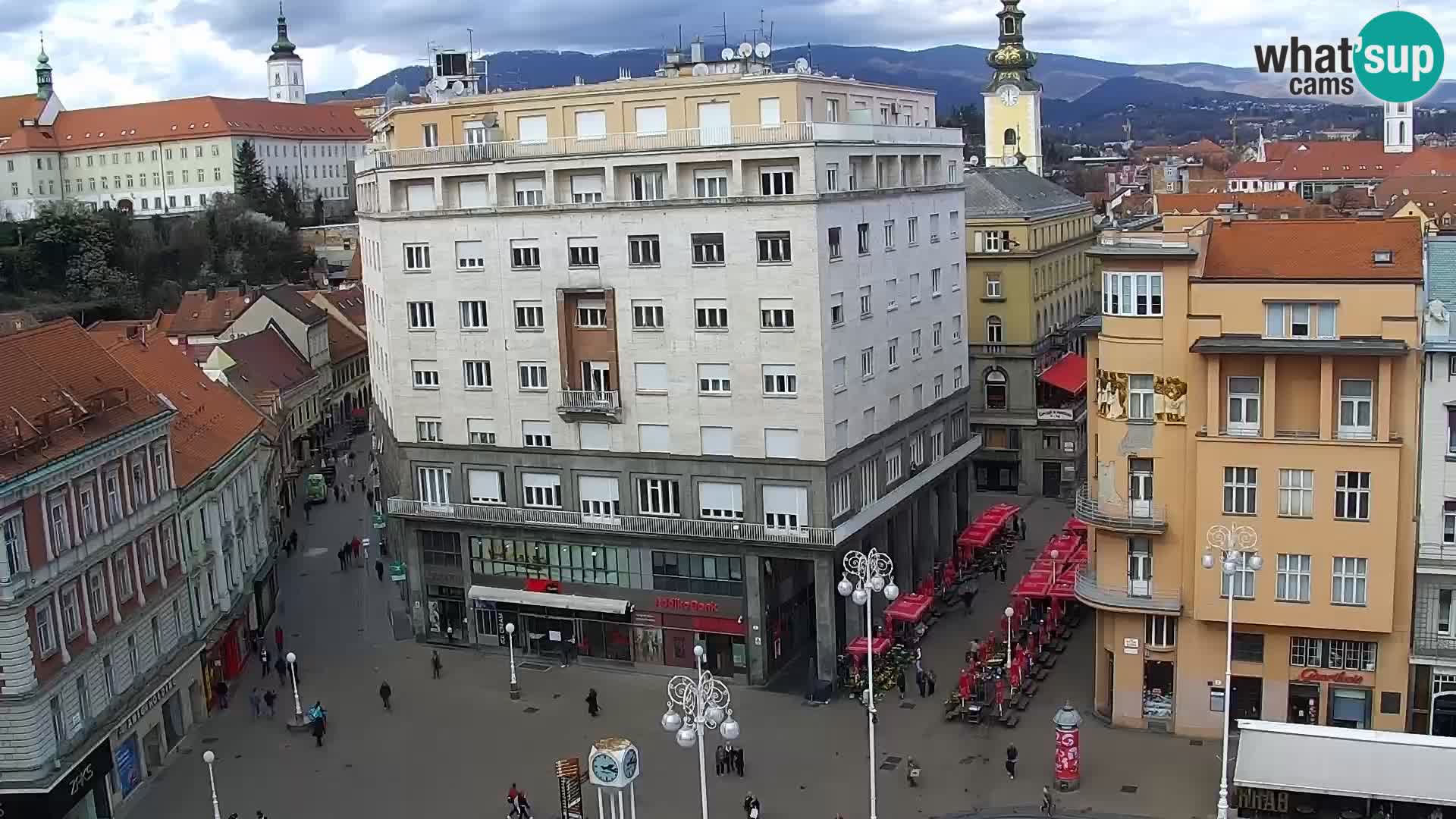 Piazza Ban Jelačić livecam Zagreb – Hotel Dubrovnik