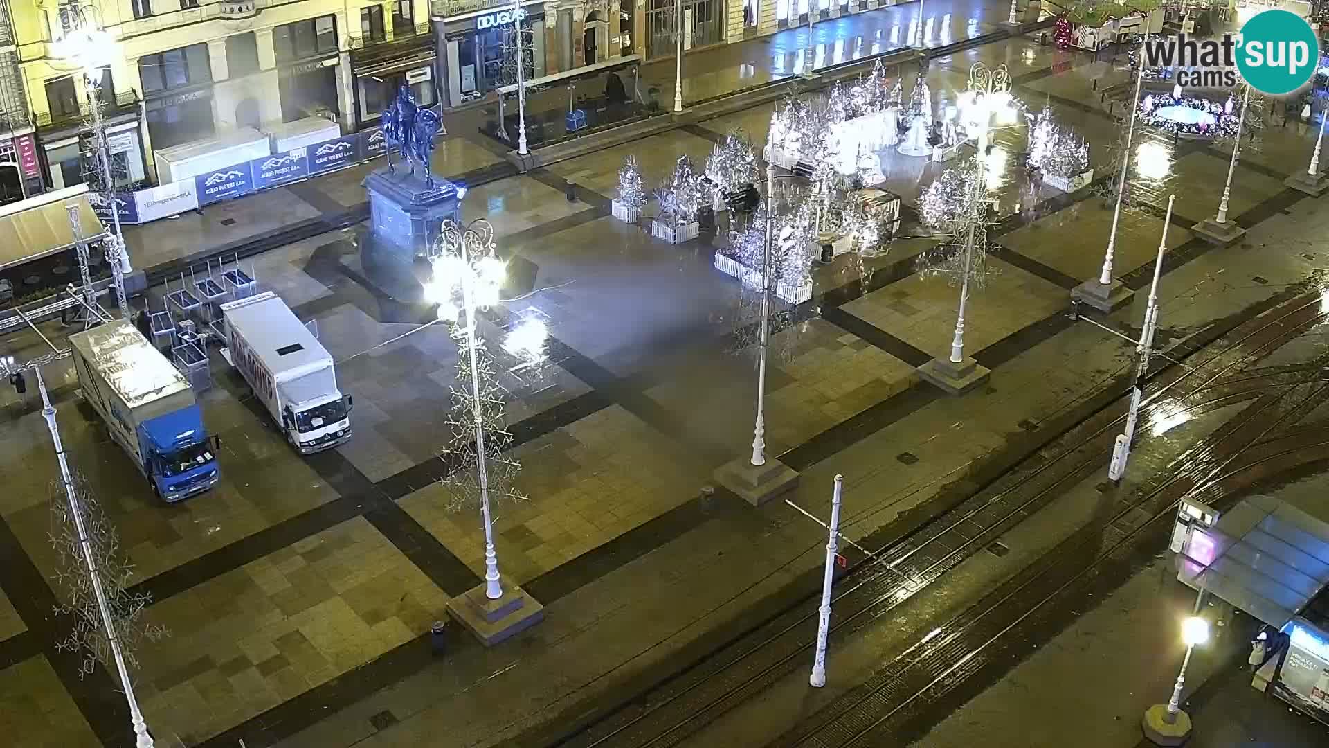 Ban Jelačić Platz  Live webcam Zagreb – Hotel Dubrovnik