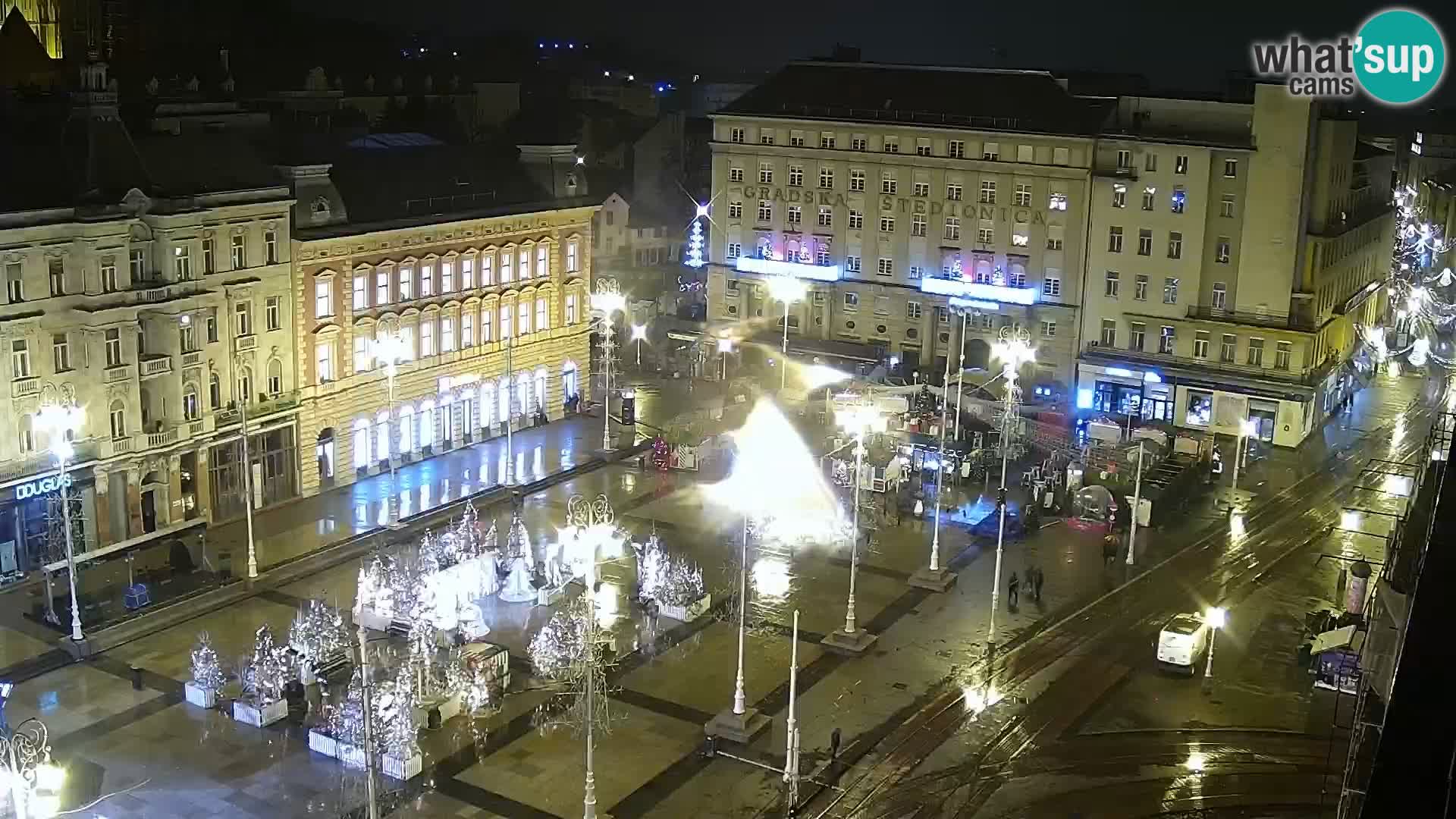 LIVE Webcam Zagreb Hotel Dubrovnik | Ban Jelačić square