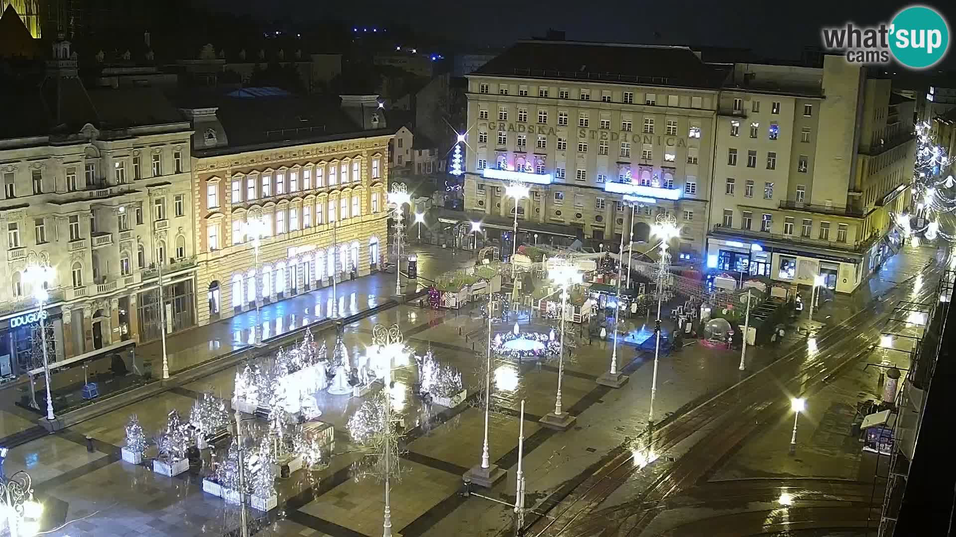 Ban Jelačić Platz  Live webcam Zagreb – Hotel Dubrovnik