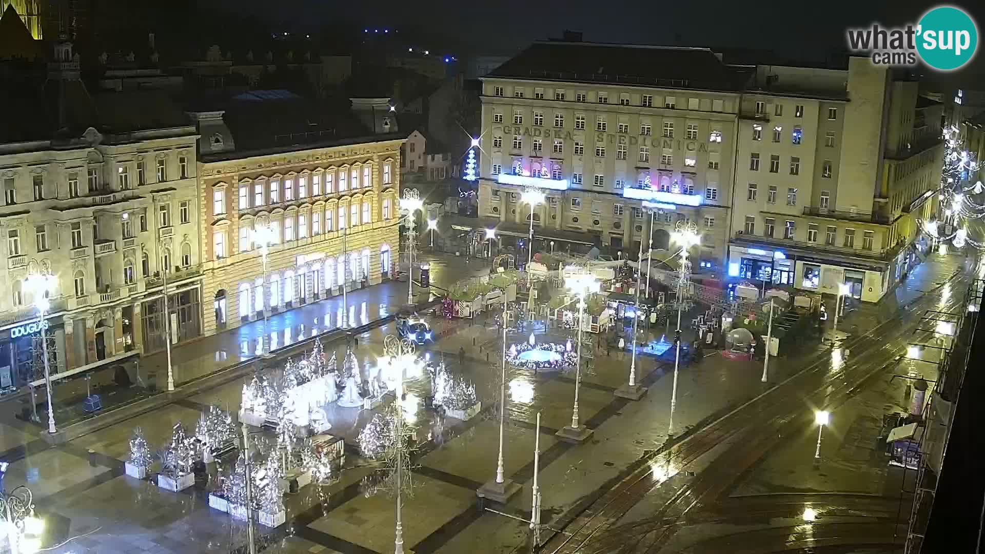 Plaza Ban Jelačić camera en vivo Zagreb – Hotel Dubrovnik