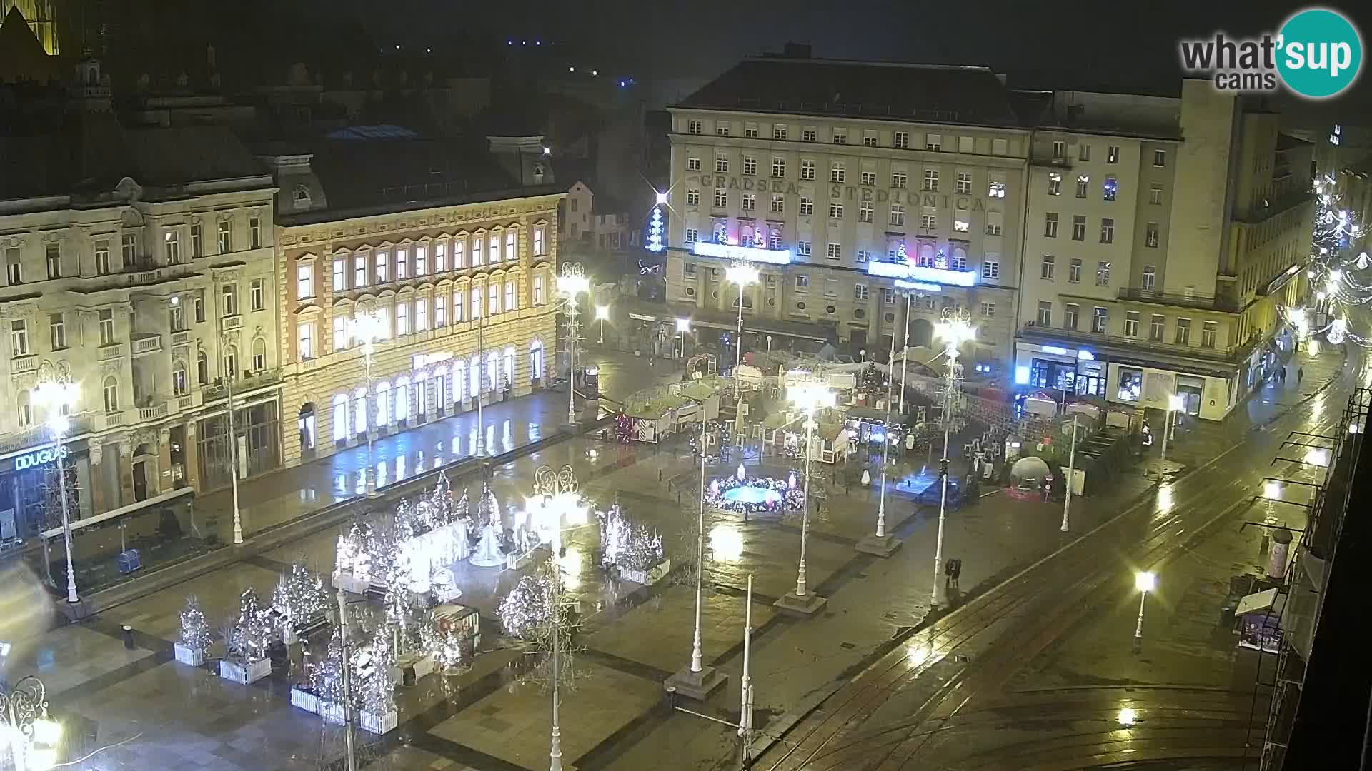 LIVE Webcam Zagreb Hotel Dubrovnik | Ban Jelačić square