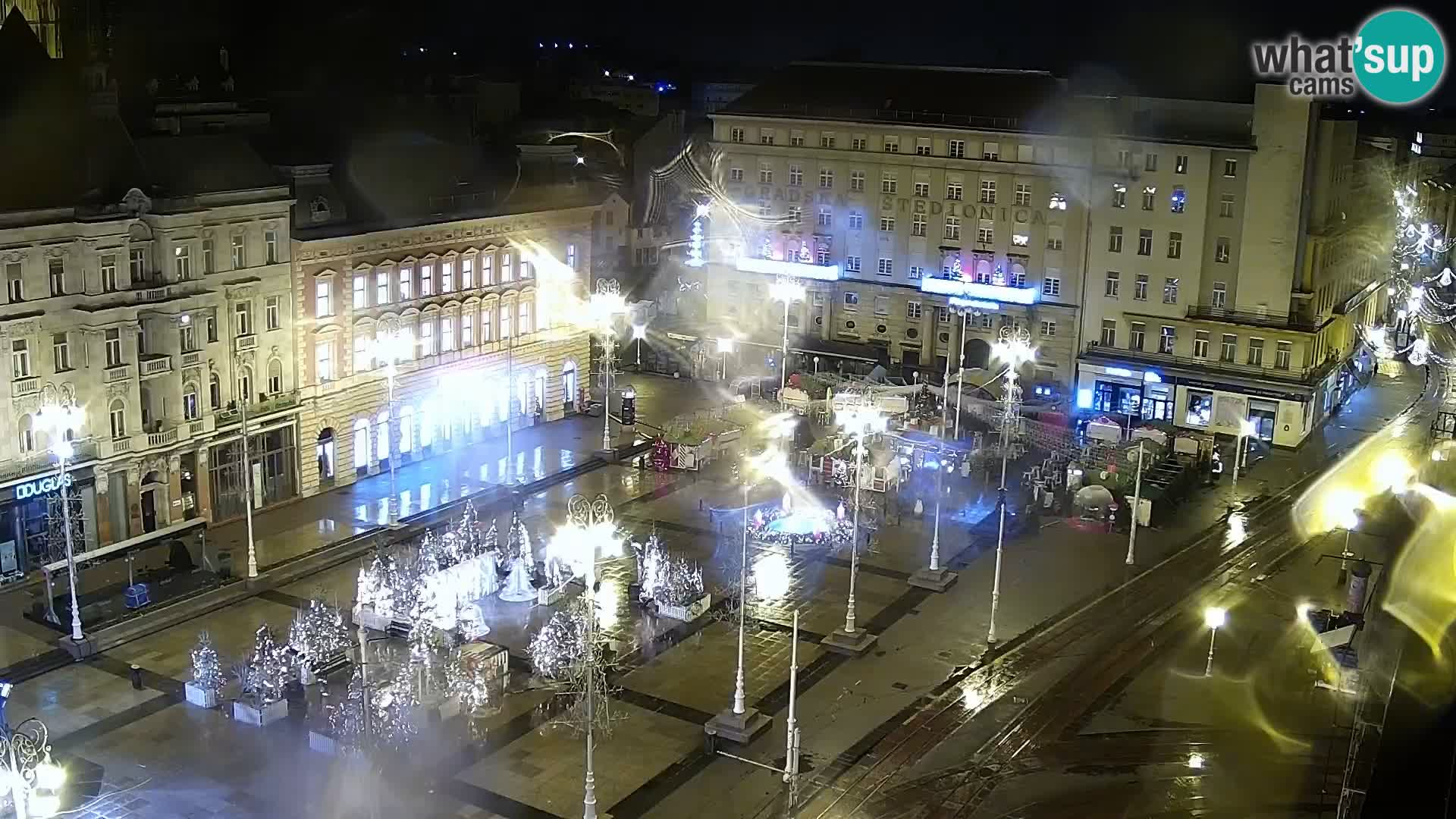 Plaza Ban Jelačić camera en vivo Zagreb – Hotel Dubrovnik