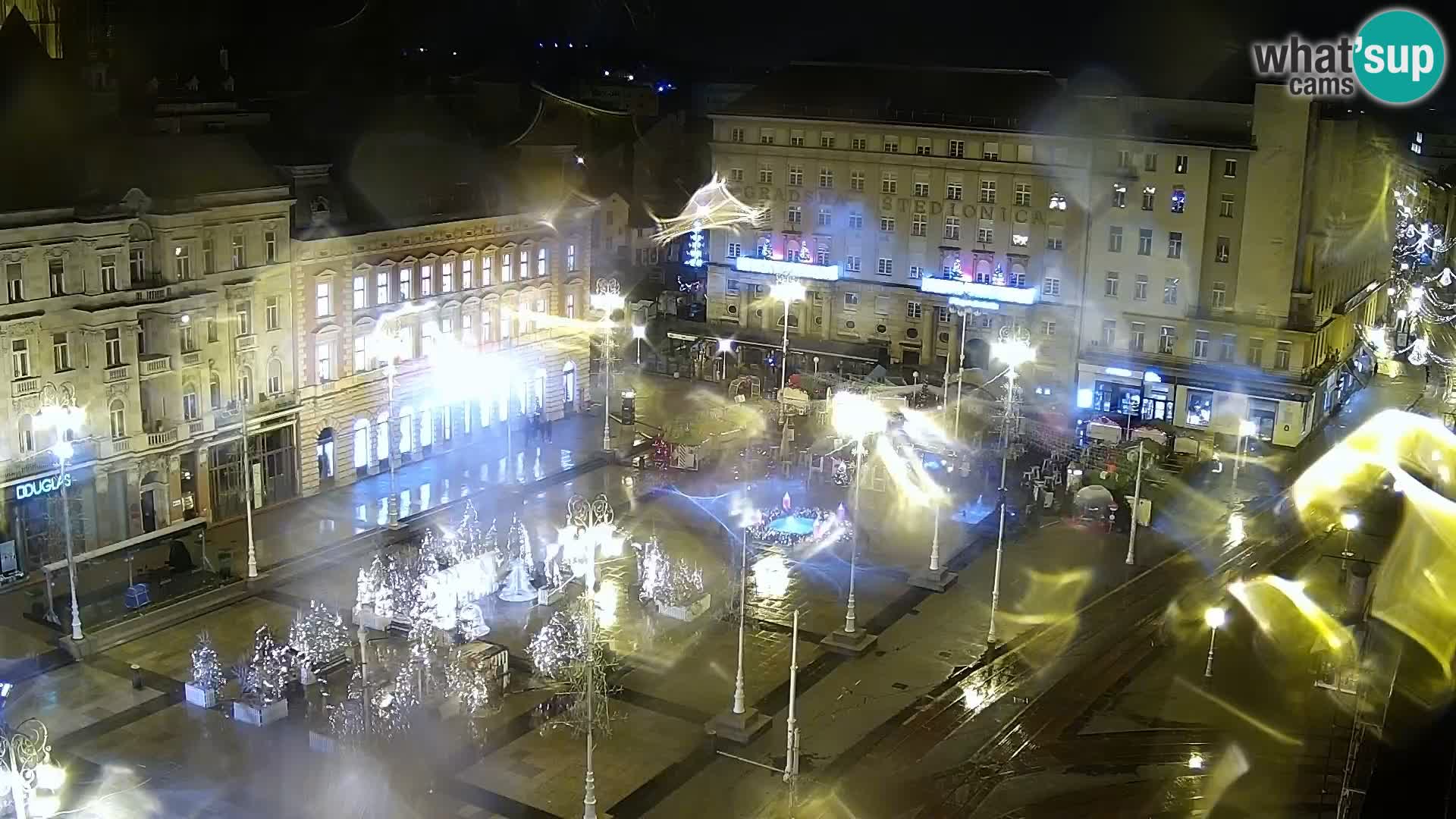 LIVE Webcam Zagreb Hotel Dubrovnik | Ban Jelačić square