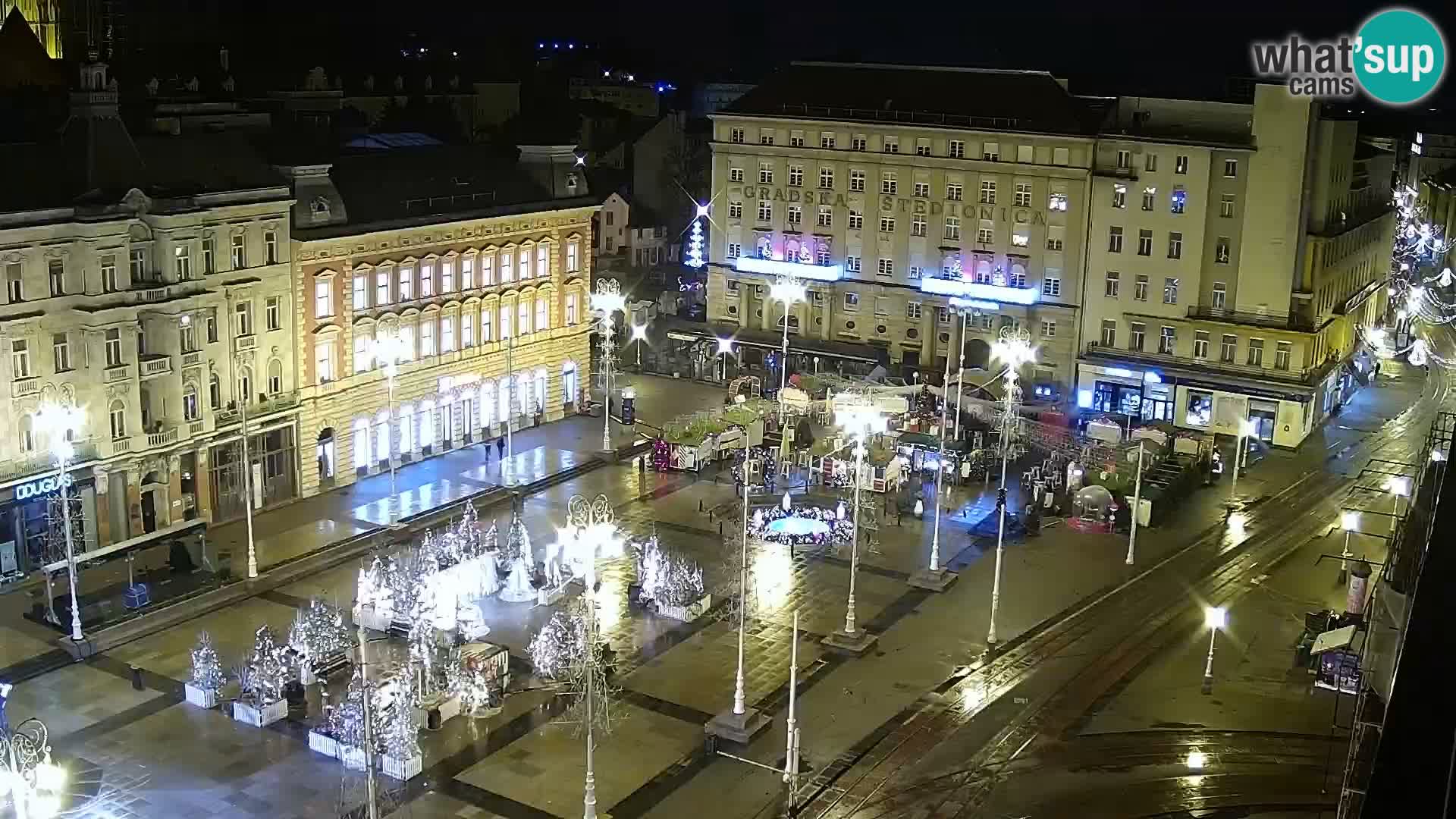 Piazza Ban Jelačić livecam Zagreb – Hotel Dubrovnik