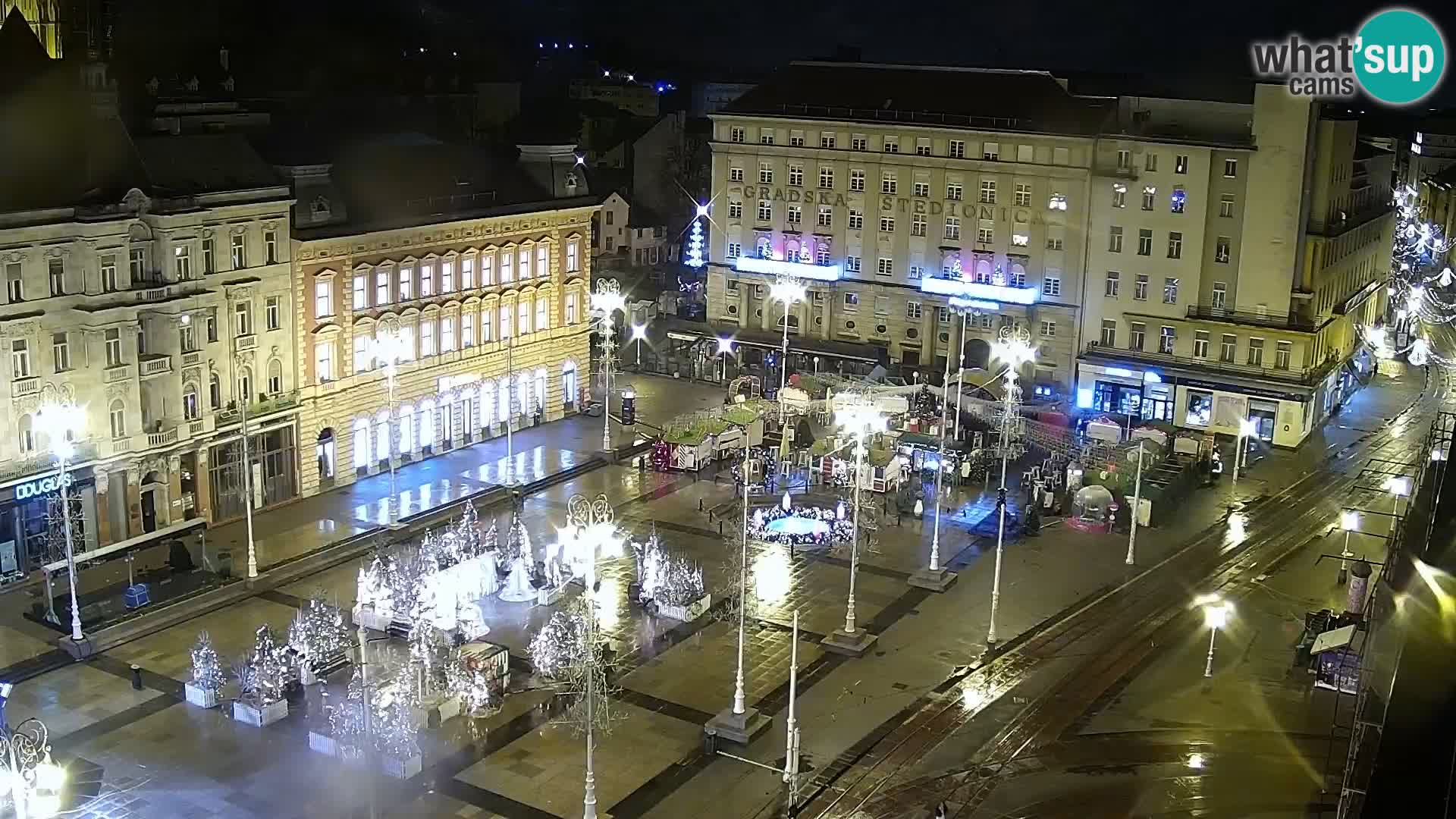 Plaza Ban Jelačić camera en vivo Zagreb – Hotel Dubrovnik