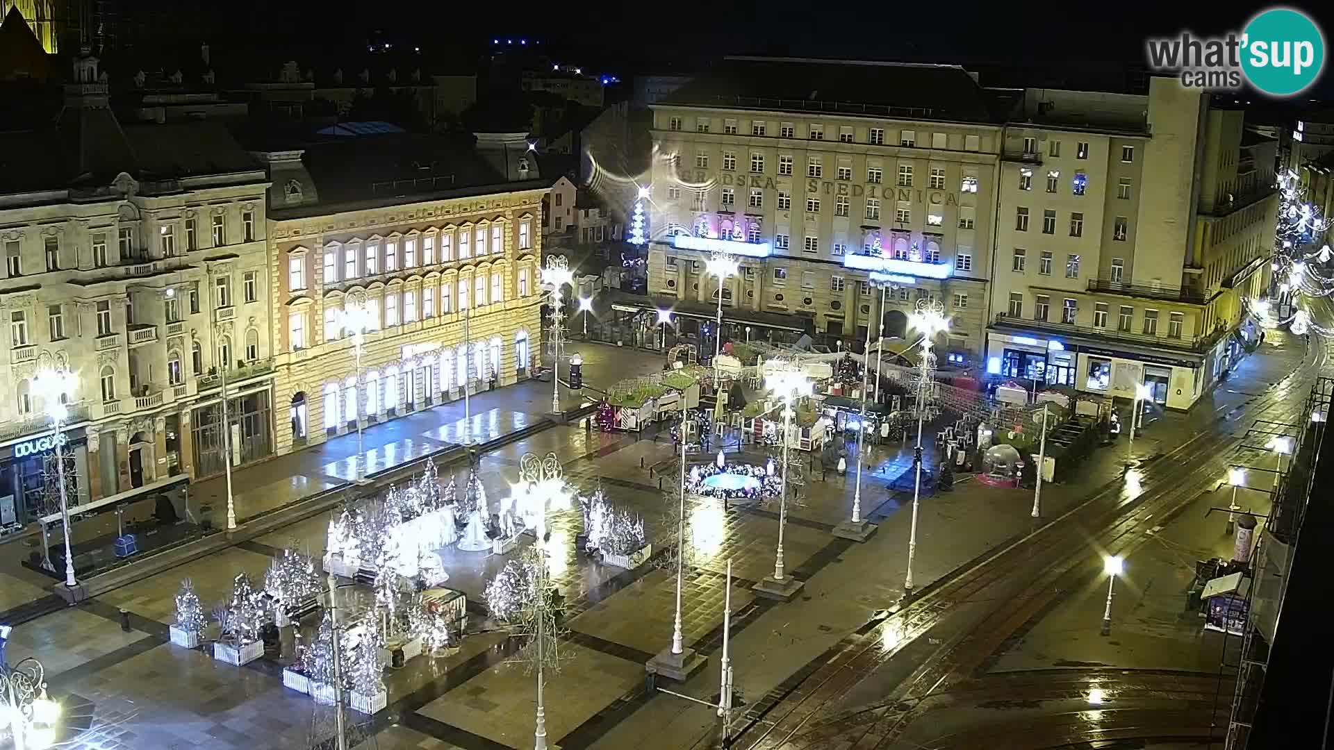 Ban Jelačić Platz  Live webcam Zagreb – Hotel Dubrovnik