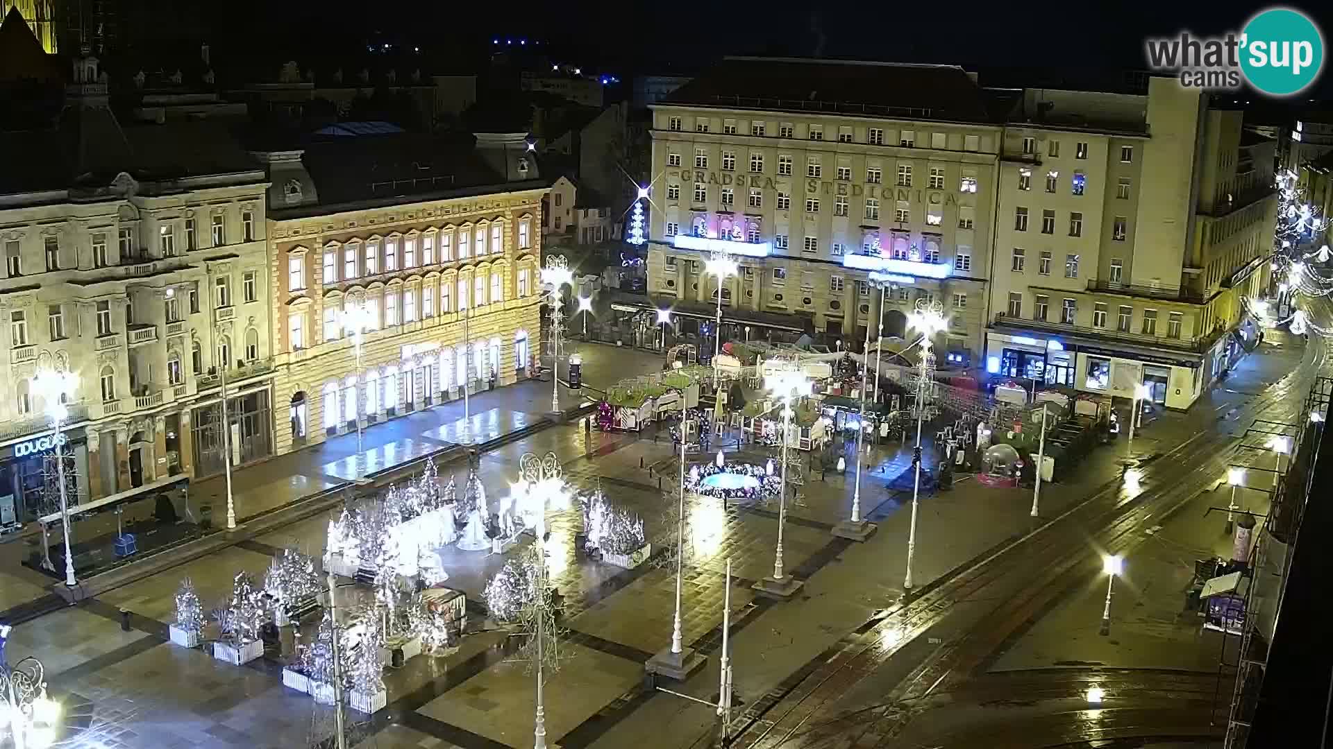 LIVE Webcam Zagreb Hotel Dubrovnik | Ban Jelačić square