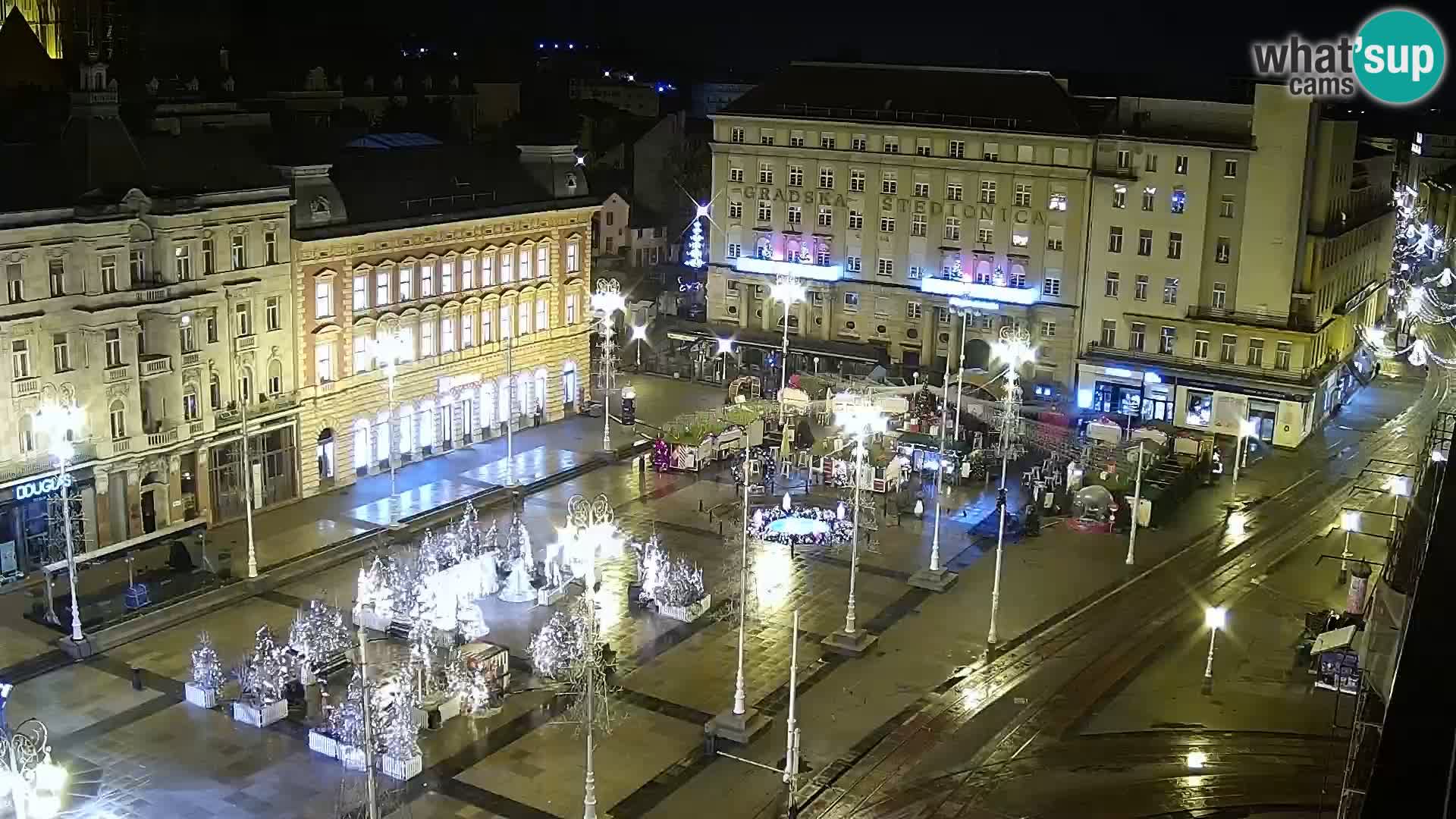 Plaza Ban Jelačić camera en vivo Zagreb – Hotel Dubrovnik