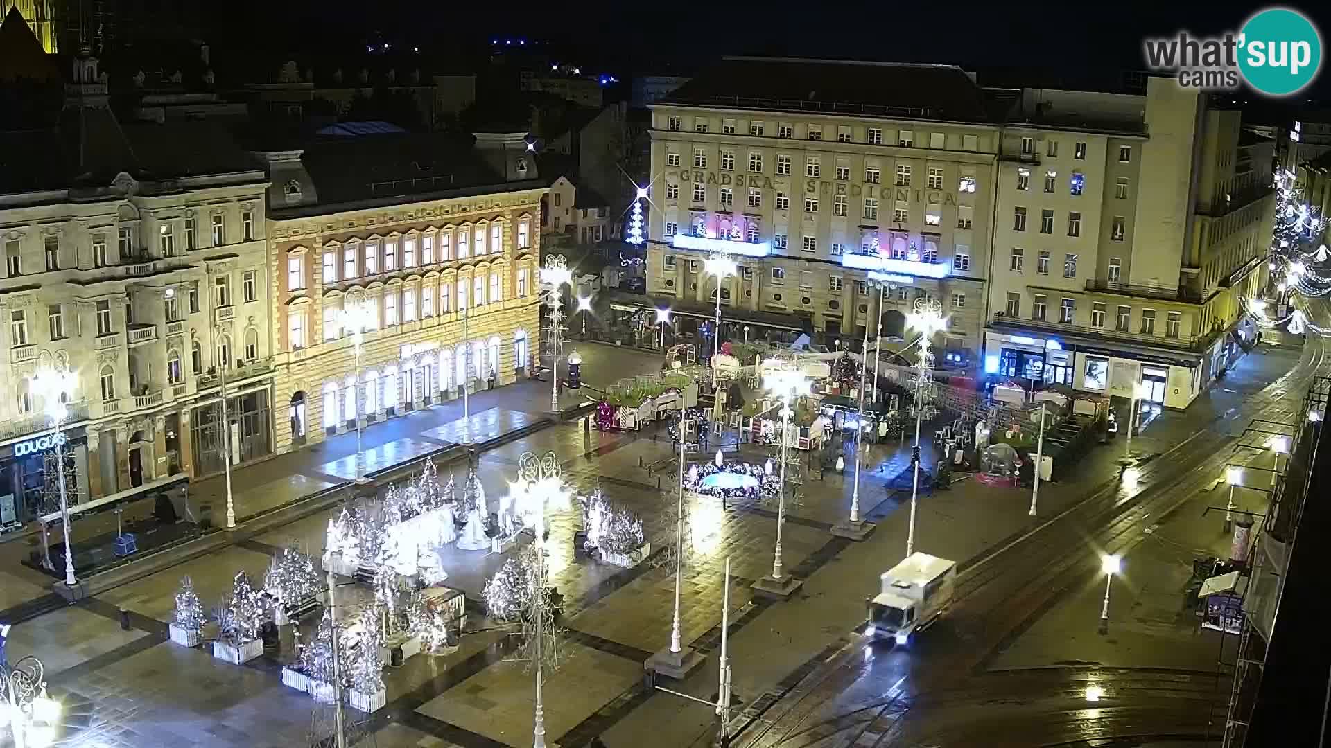 Webcam live Zagreb – Piazza Ban Jelačić