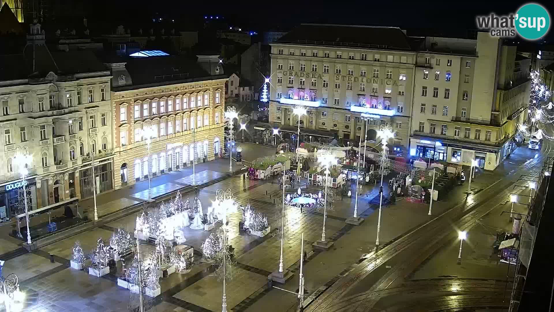 LIVE Webcam Zagreb Hotel Dubrovnik | Ban Jelačić square