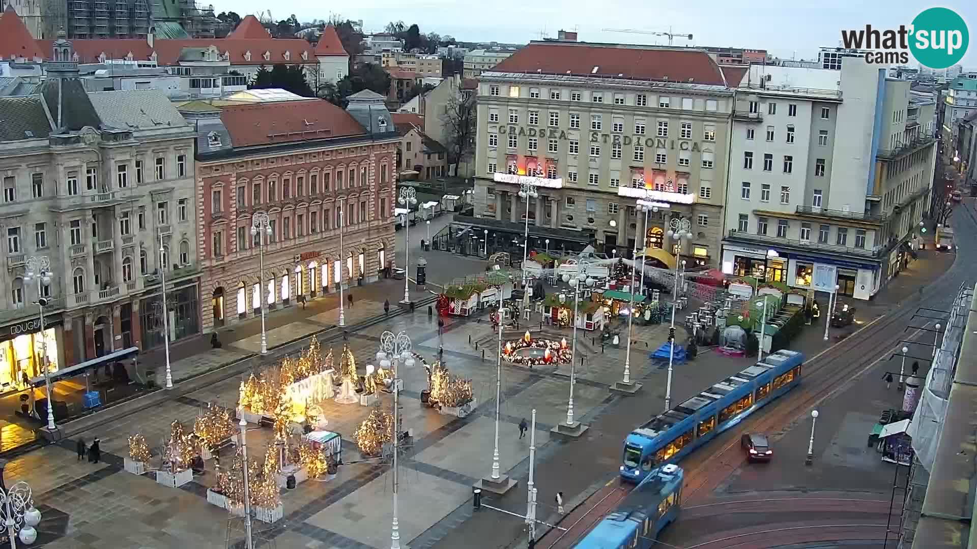 LIVE Webcam Zagreb Hotel Dubrovnik | Ban Jelačić square